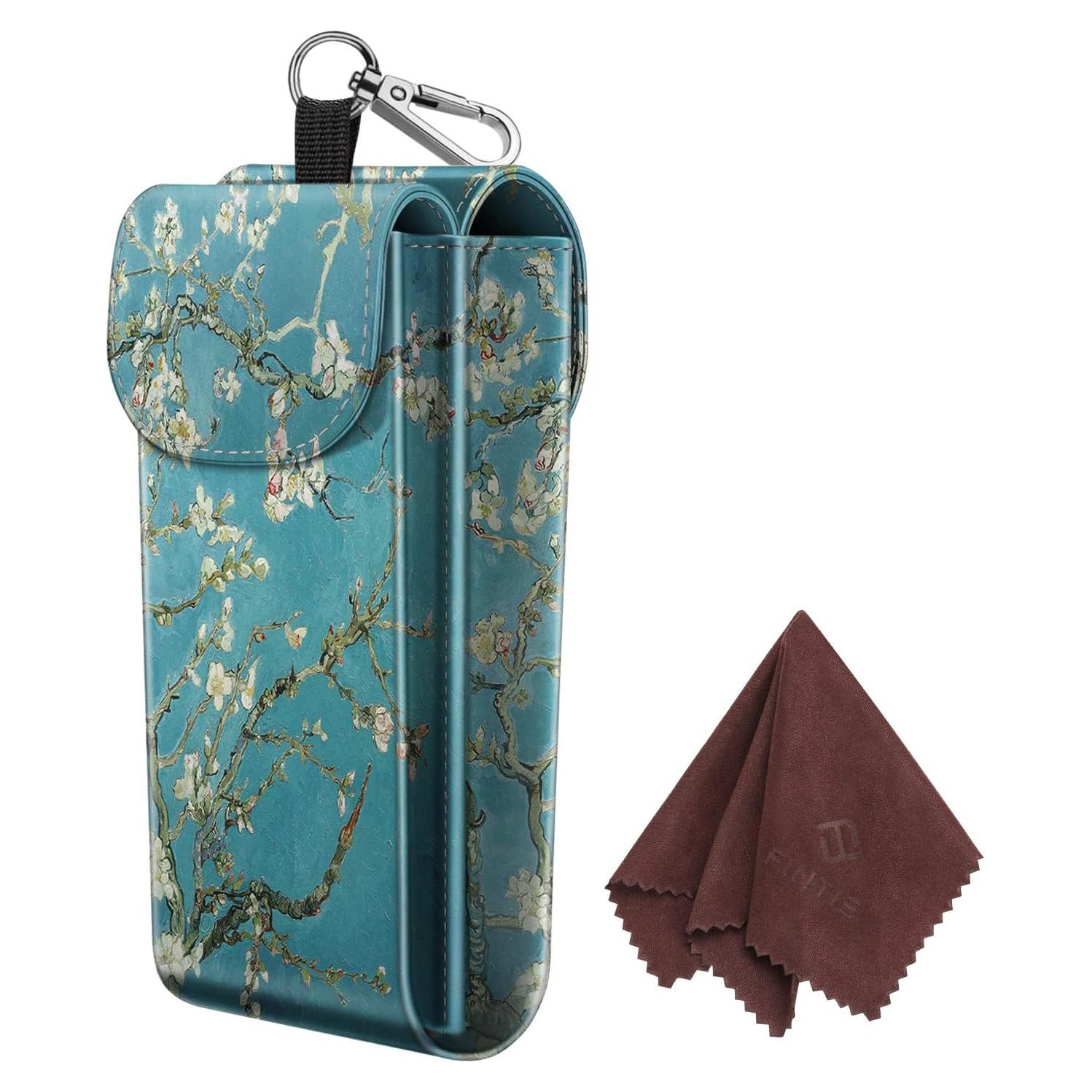 Funda Doble para Gafas Fintie con Gancho y Paños de Limpieza