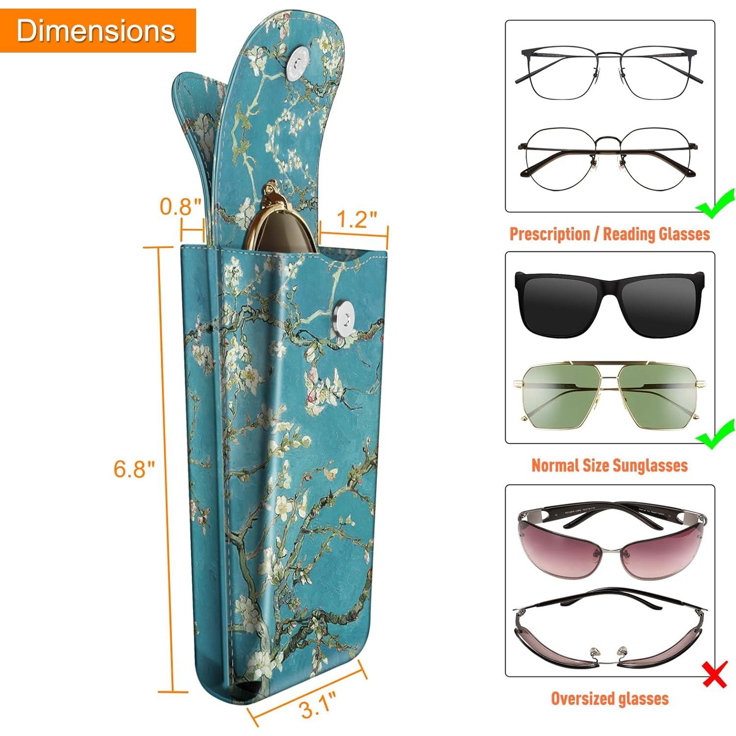 Funda Doble para Gafas Fintie con Gancho y Paños de Limpieza