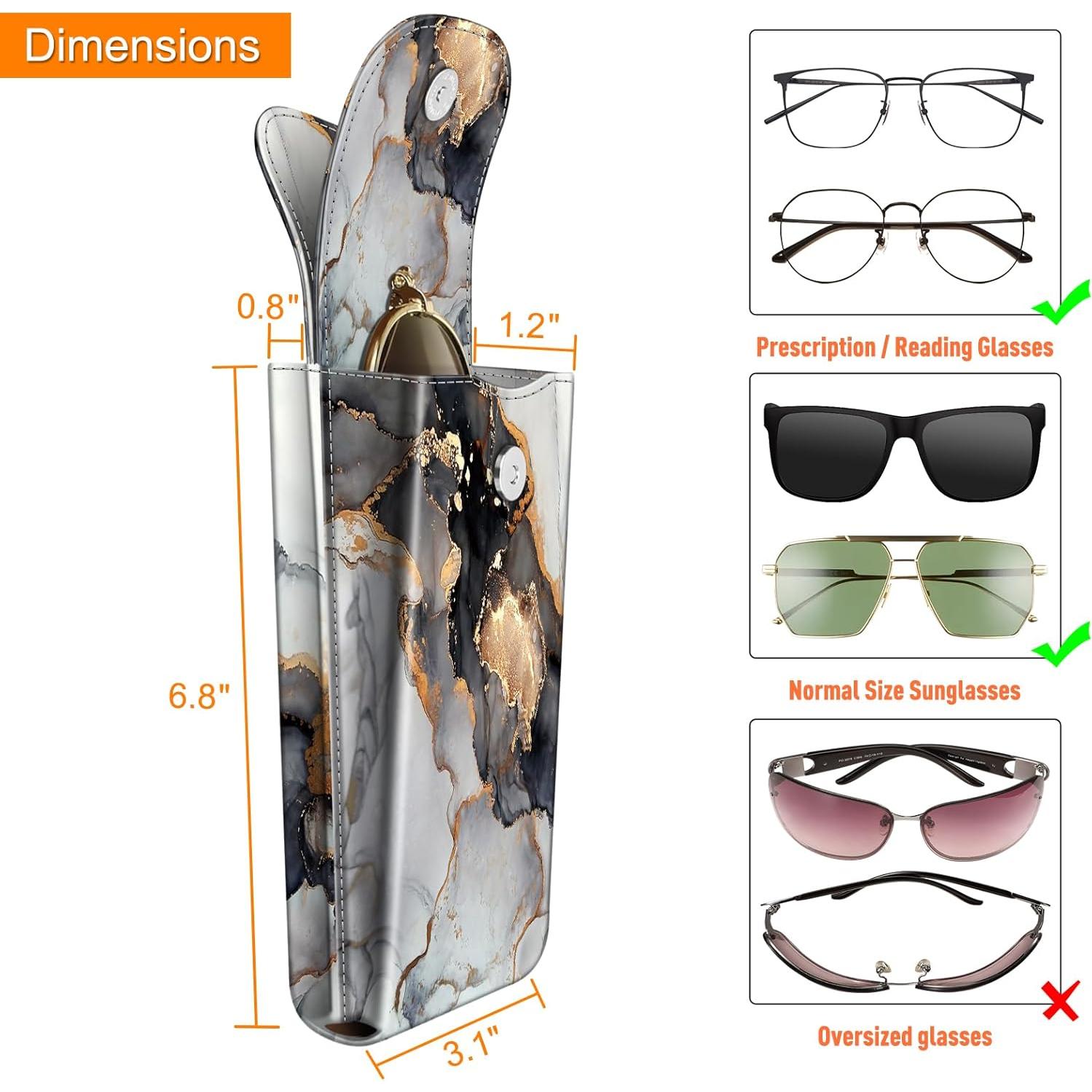 Funda Doble para Gafas Fintie con Gancho y Paños de Limpieza