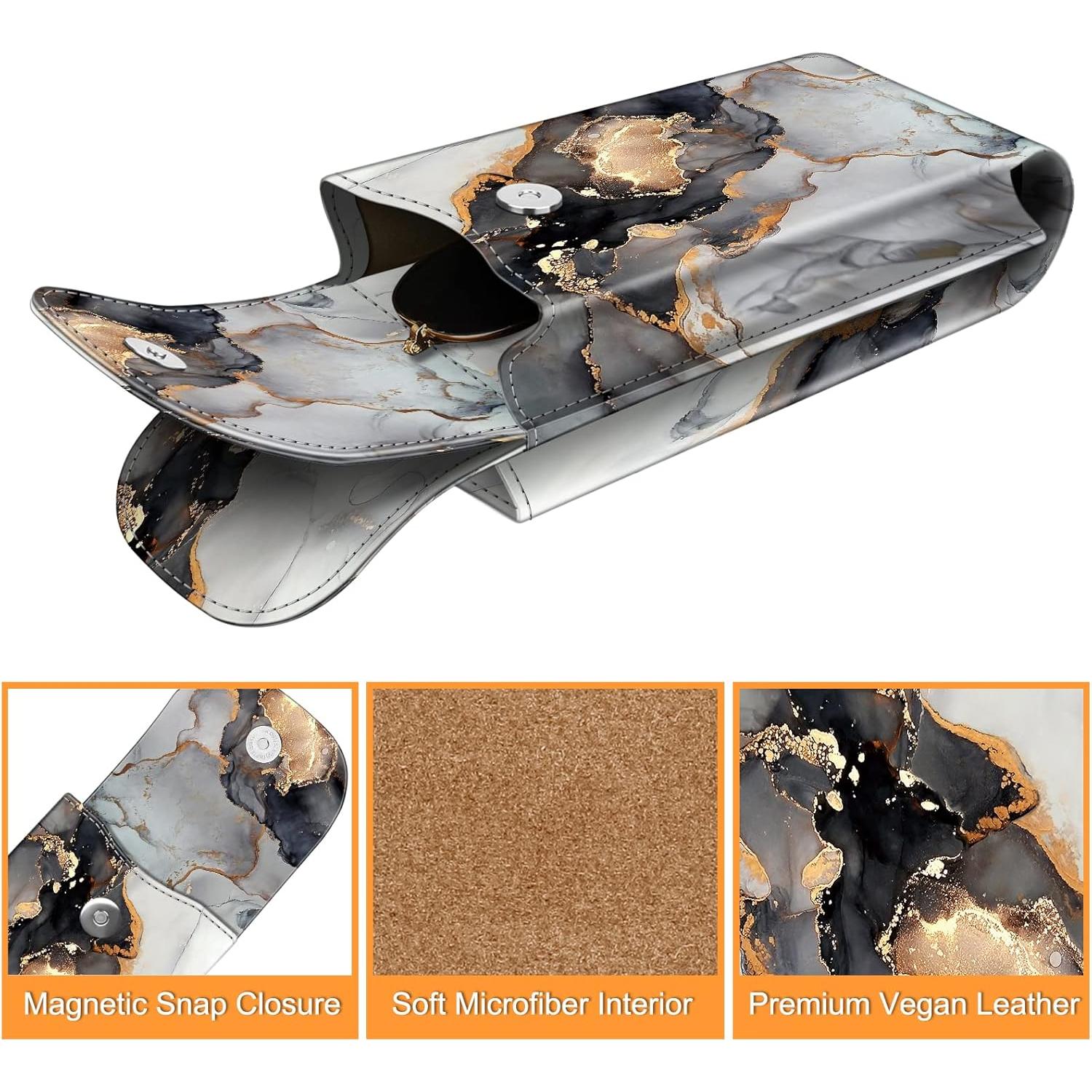 Funda Doble para Gafas Fintie con Gancho y Paños de Limpieza