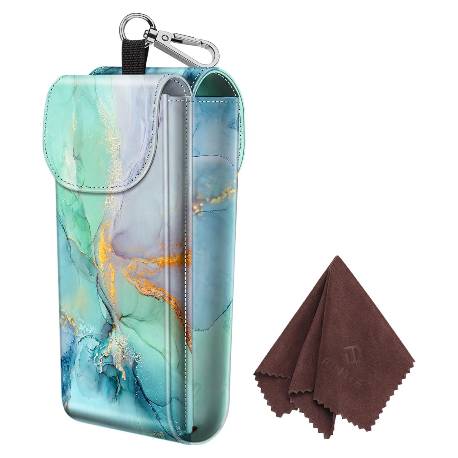 Funda Doble para Gafas Fintie con Gancho y Paños de Limpieza