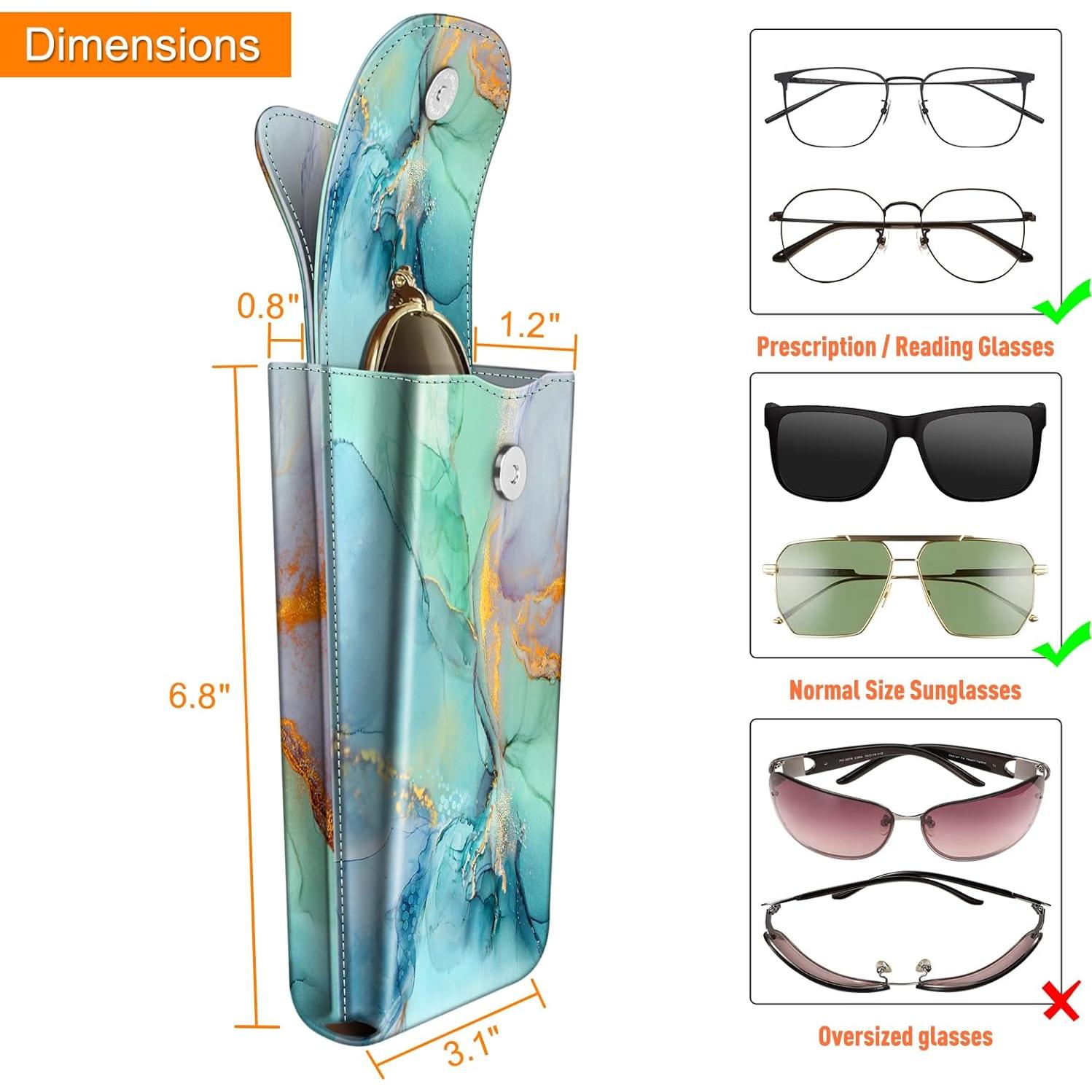 Funda Doble para Gafas Fintie con Gancho y Paños de Limpieza