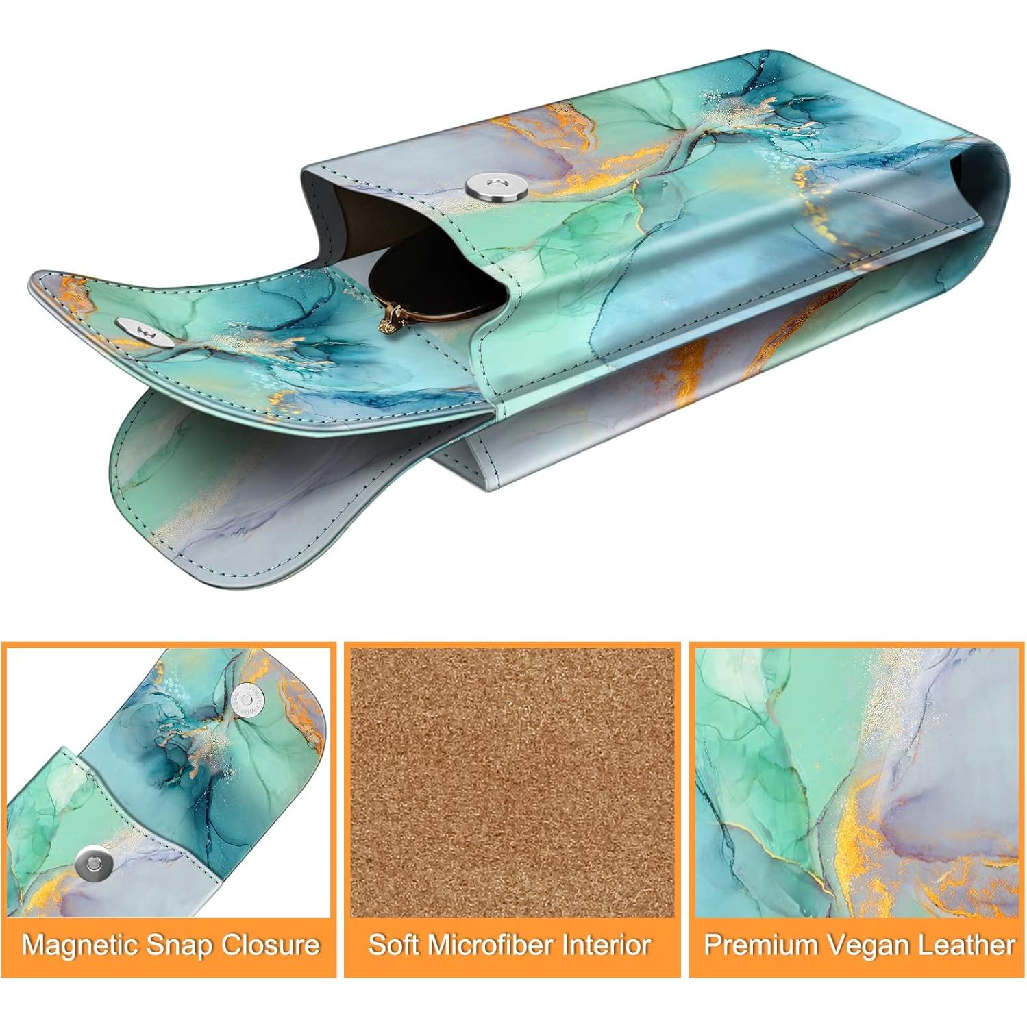 Funda Doble para Gafas Fintie con Gancho y Paños de Limpieza