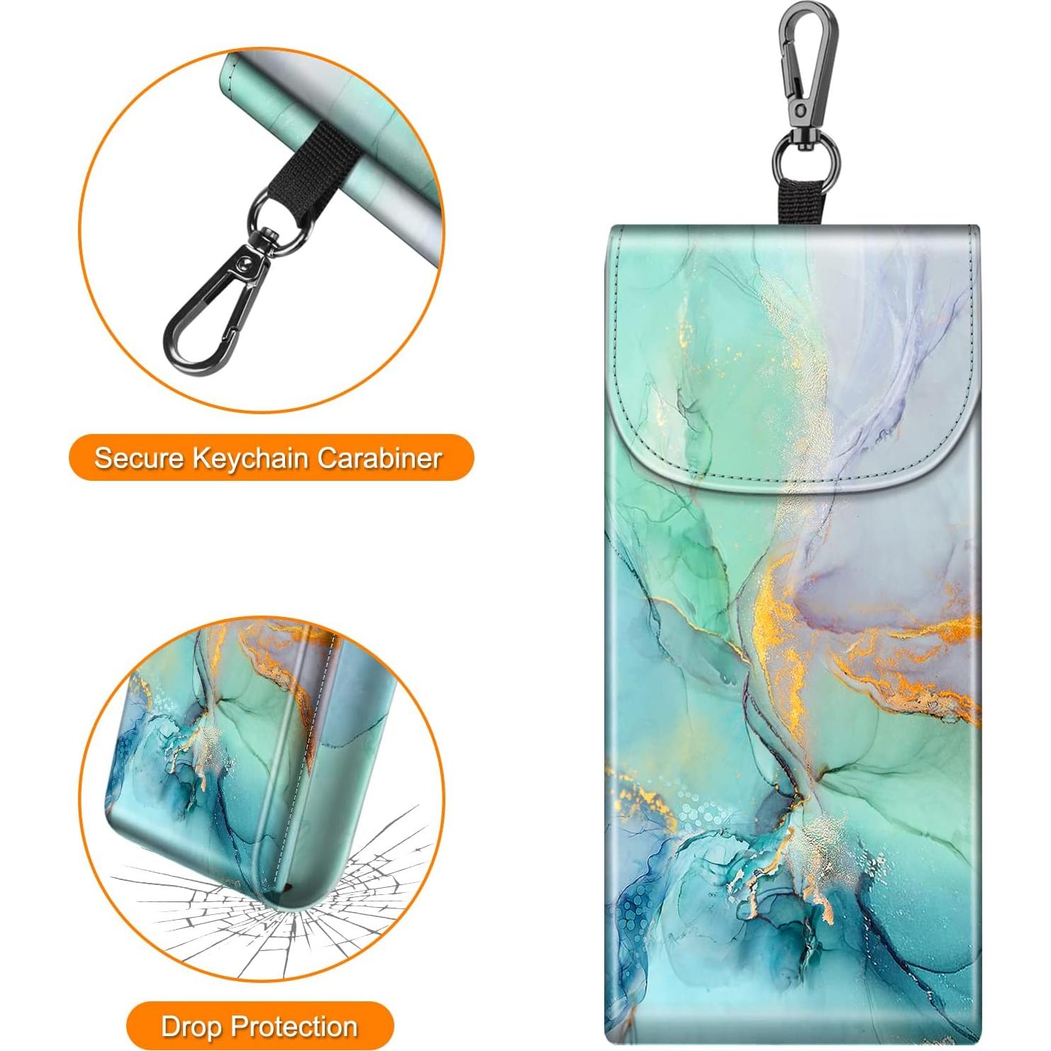 Funda Doble para Gafas Fintie con Gancho y Paños de Limpieza