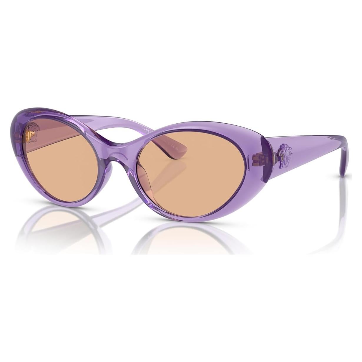 Gafas de sol Versace Mujer Marco Negro Lentes Grises 53mm