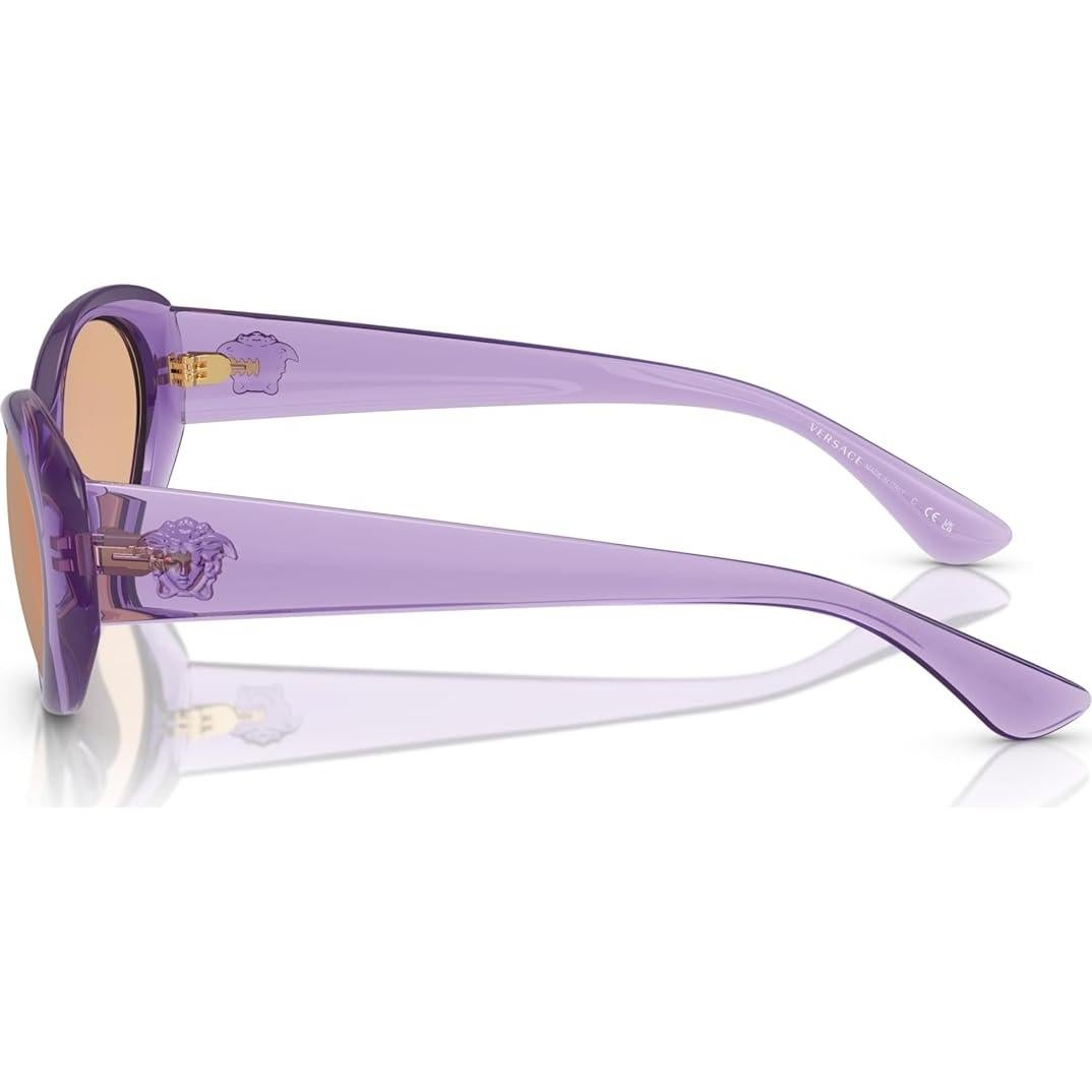 Gafas de sol Versace Mujer Marco Negro Lentes Grises 53mm