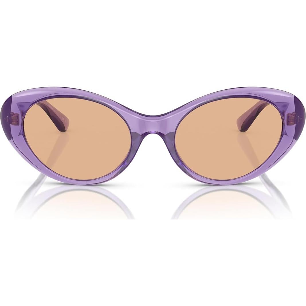 Gafas de sol Versace Mujer Marco Negro Lentes Grises 53mm