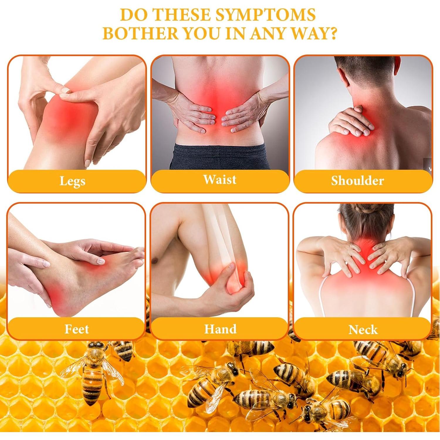 Crema de Veneno de Abeja HIKCOSLLY 118ml x 8 para Músculos