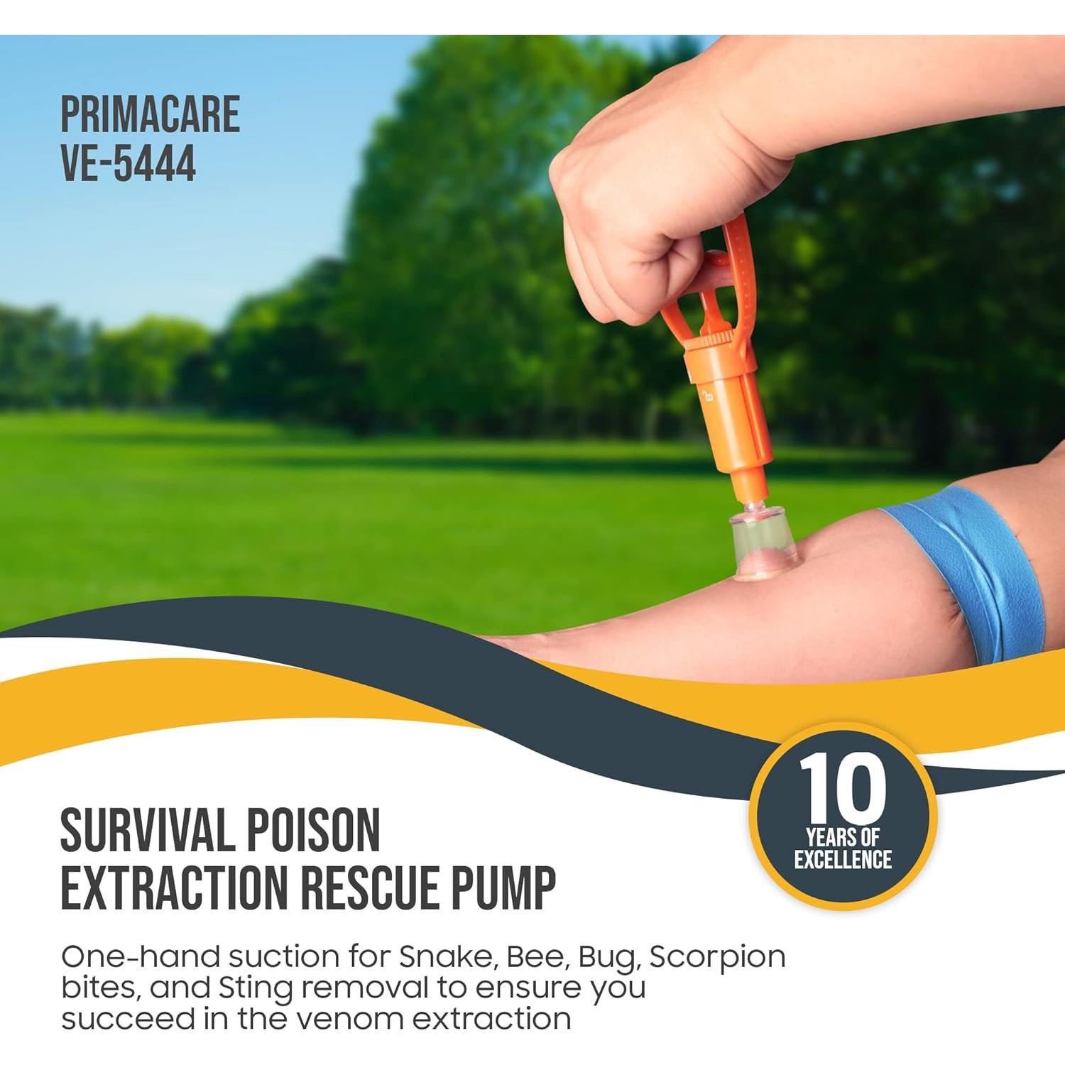 Extractor de Veneno Primacare VE-5444 Portátil para Emergencias