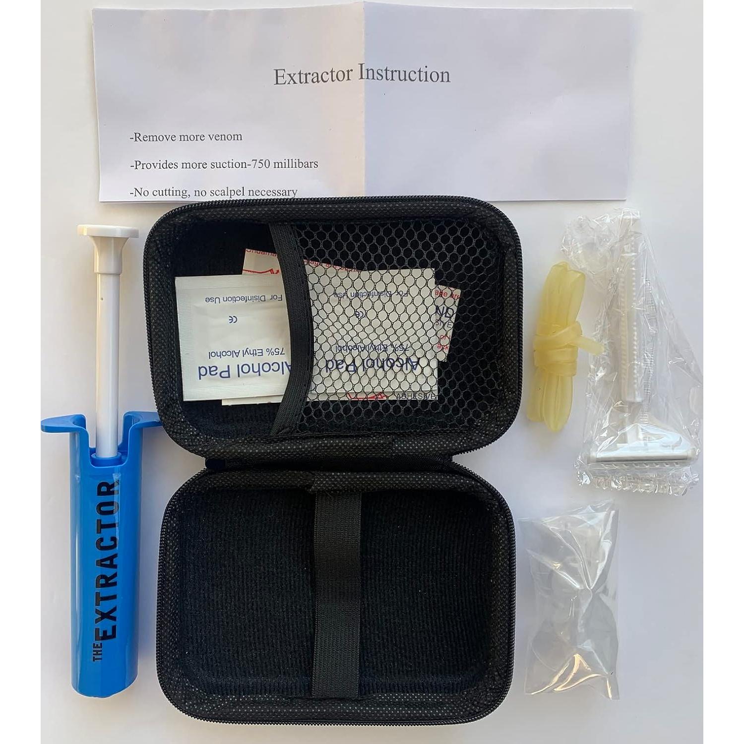 Extractor de Veneno FINEVER Kit de Succión para Picaduras