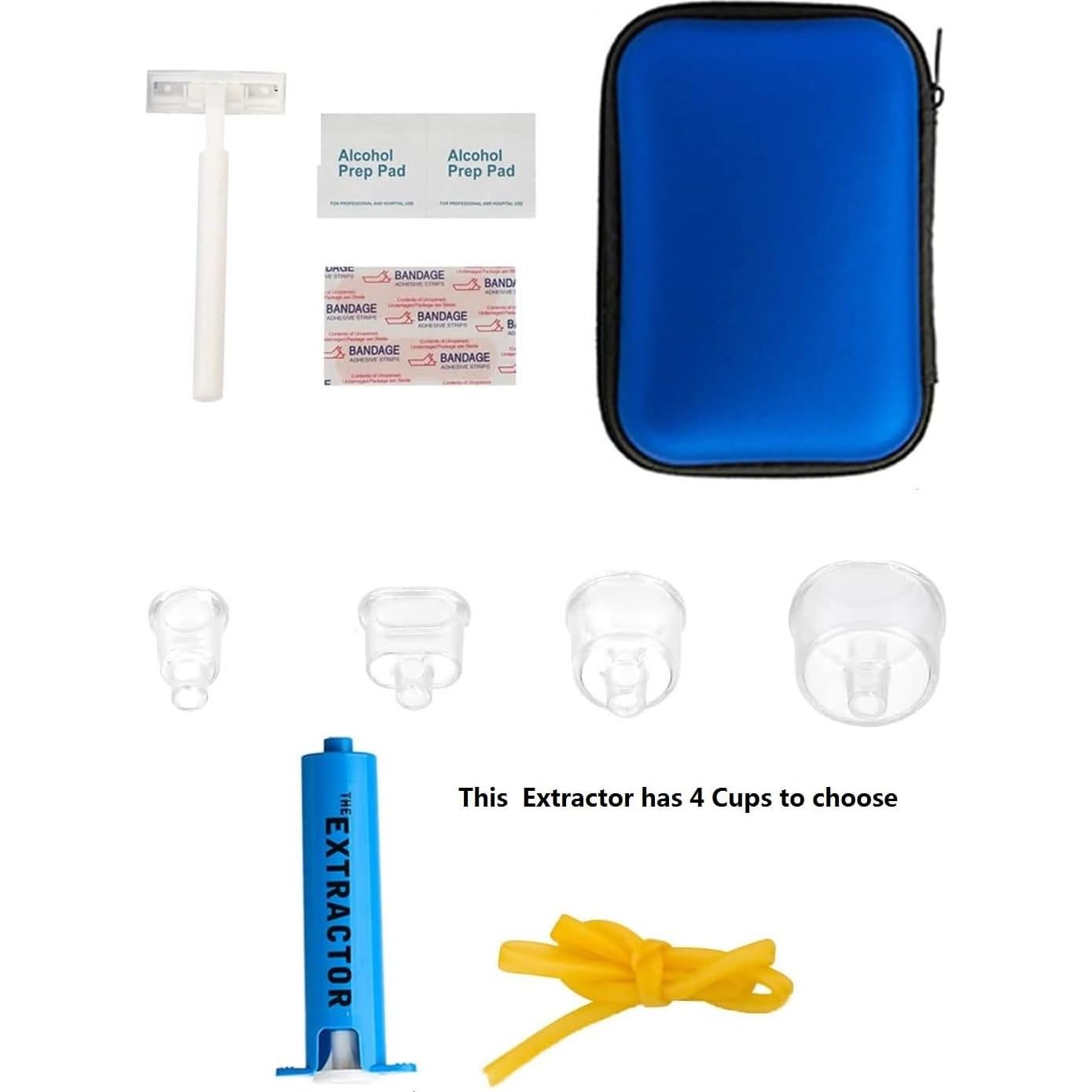 Extractor de Veneno FINEVER Kit de Succión para Picaduras