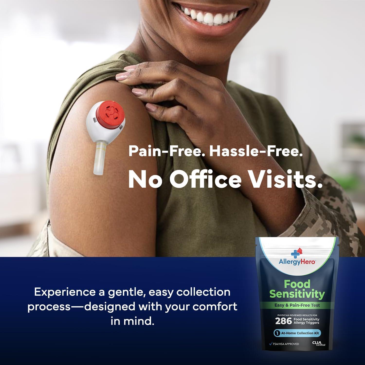 Kit de Prueba de Sensibilidad Alimentaria AllergyHero - 286 Alimentos