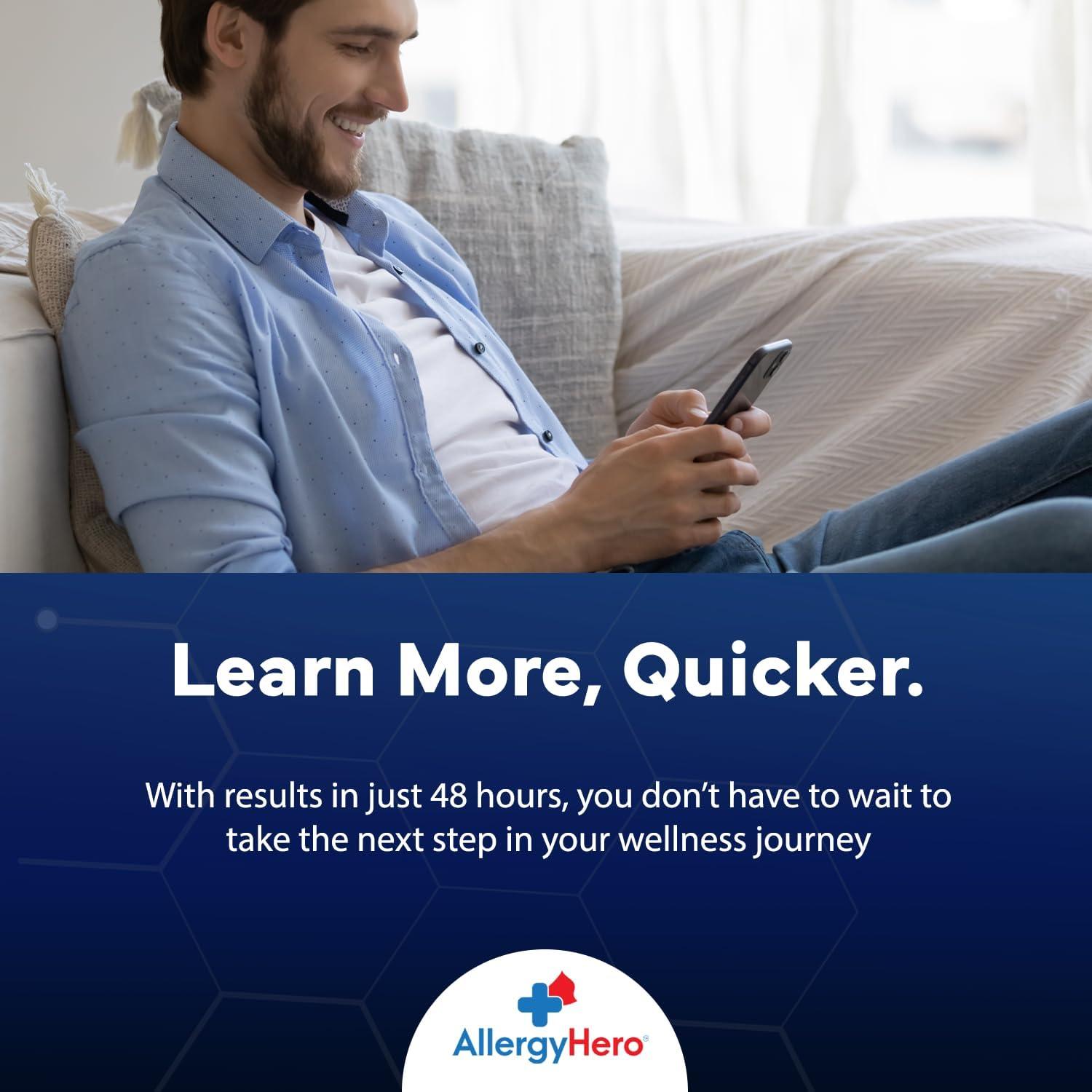 Kit de Prueba de Sensibilidad Alimentaria AllergyHero - 286 Alimentos