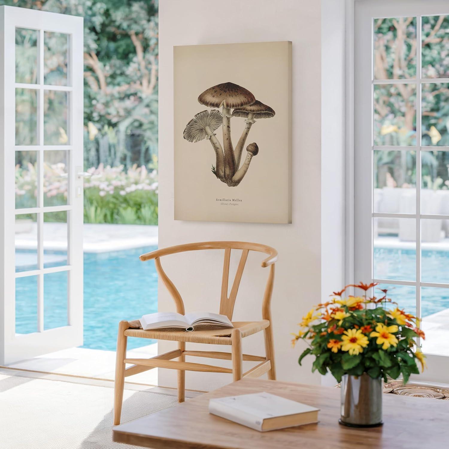 Póster Lienzo Hongo Miel Maestro Armillaria Mellea 20x25 cm