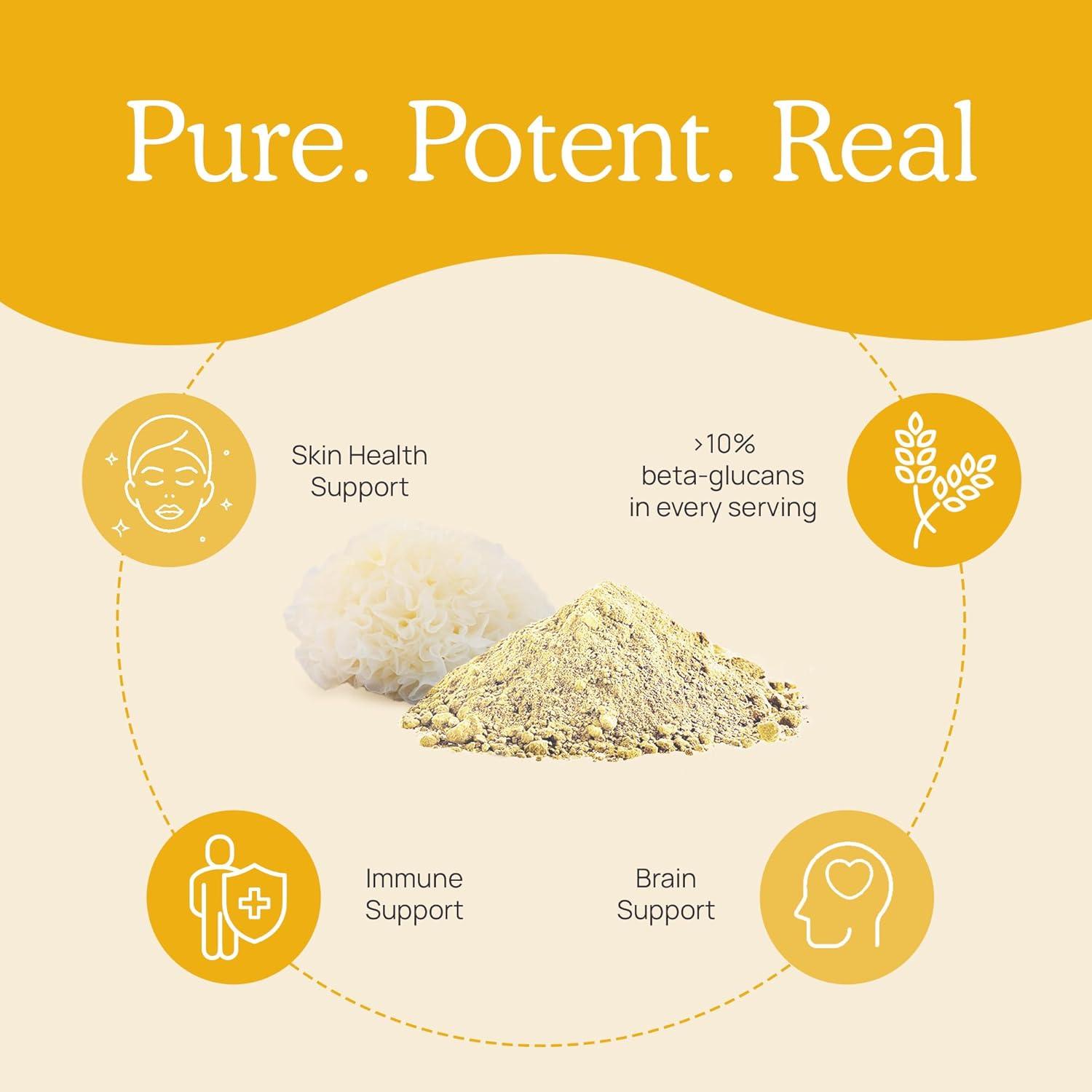 Extracto de Hongo Tremella Real Mushrooms 120 Cápsulas Orgánico