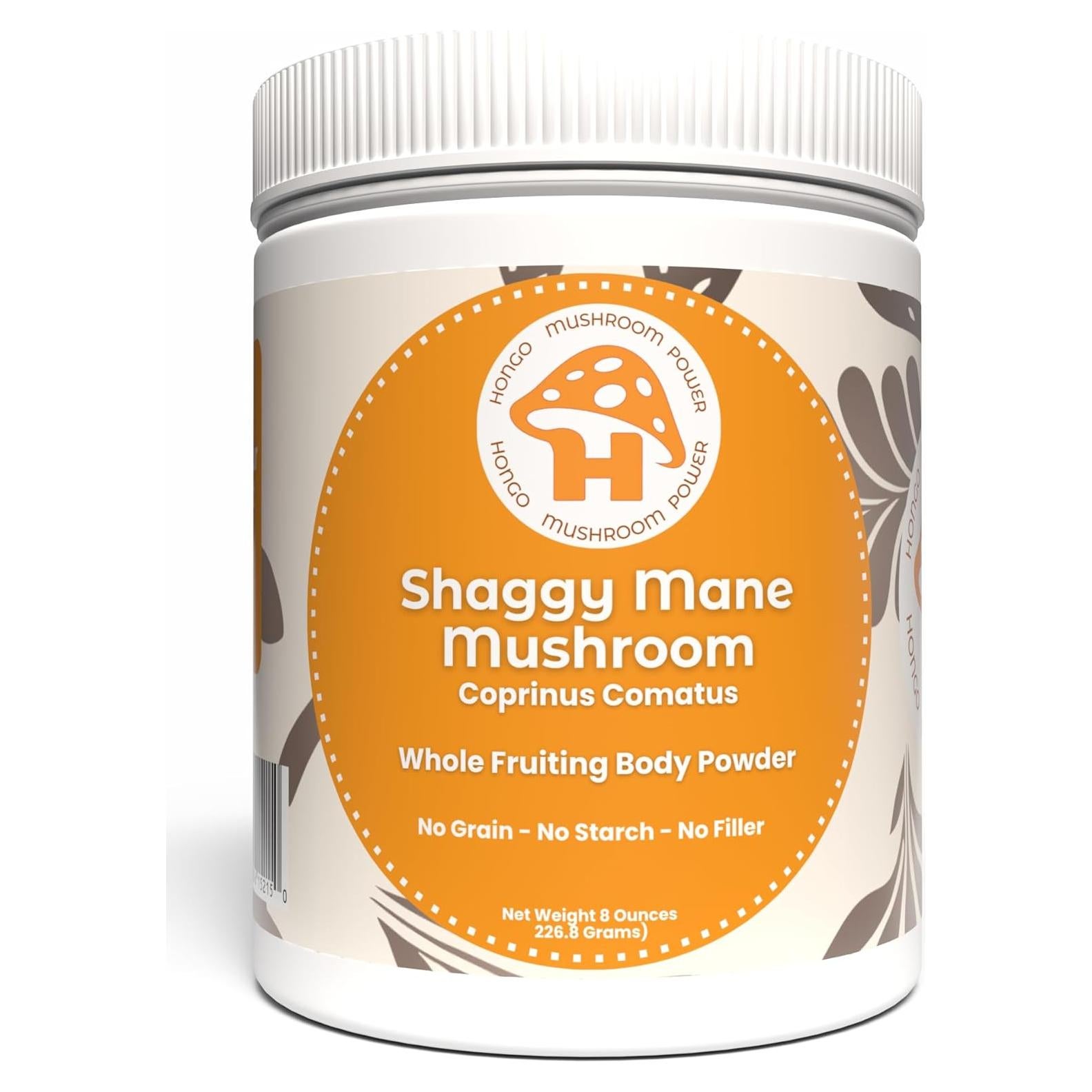 Polvo de Hongo Shaggy Mane 227g Hongo Tea - 100% Natural