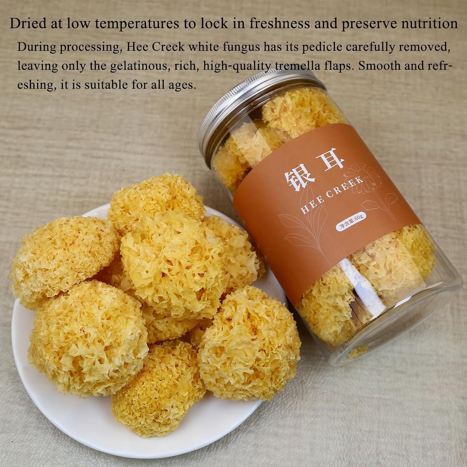 Hongo de Nieve Seco Hee Creek 120g - Tremella Fuciformis