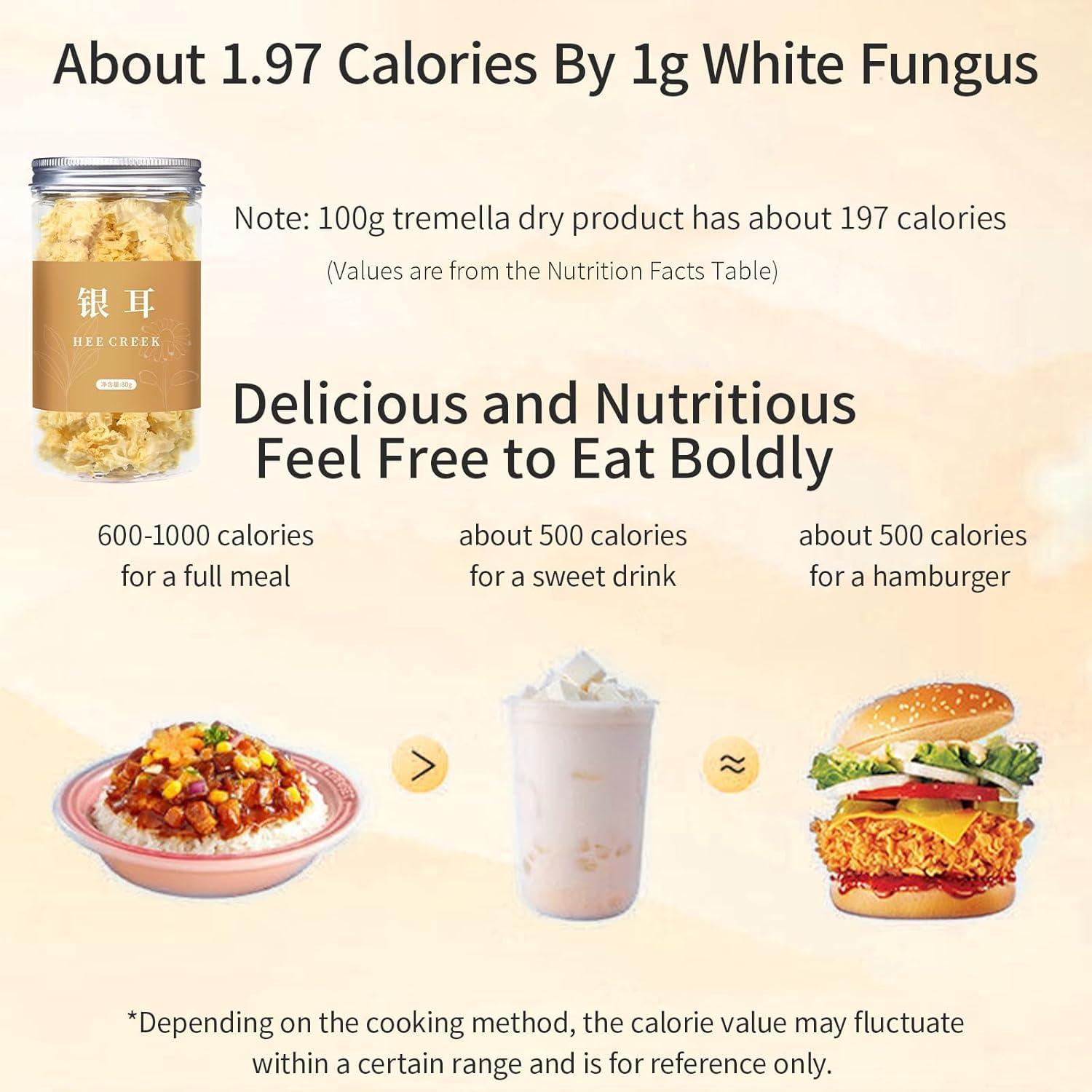 Hongo de Nieve Seco Hee Creek 120g - Tremella Fuciformis