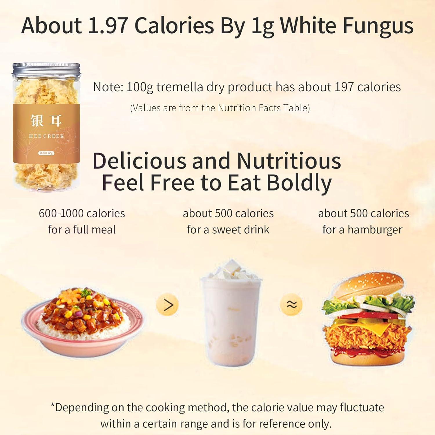 Hongo de Nieve Seco Hee Creek 120g - Tremella Fuciformis