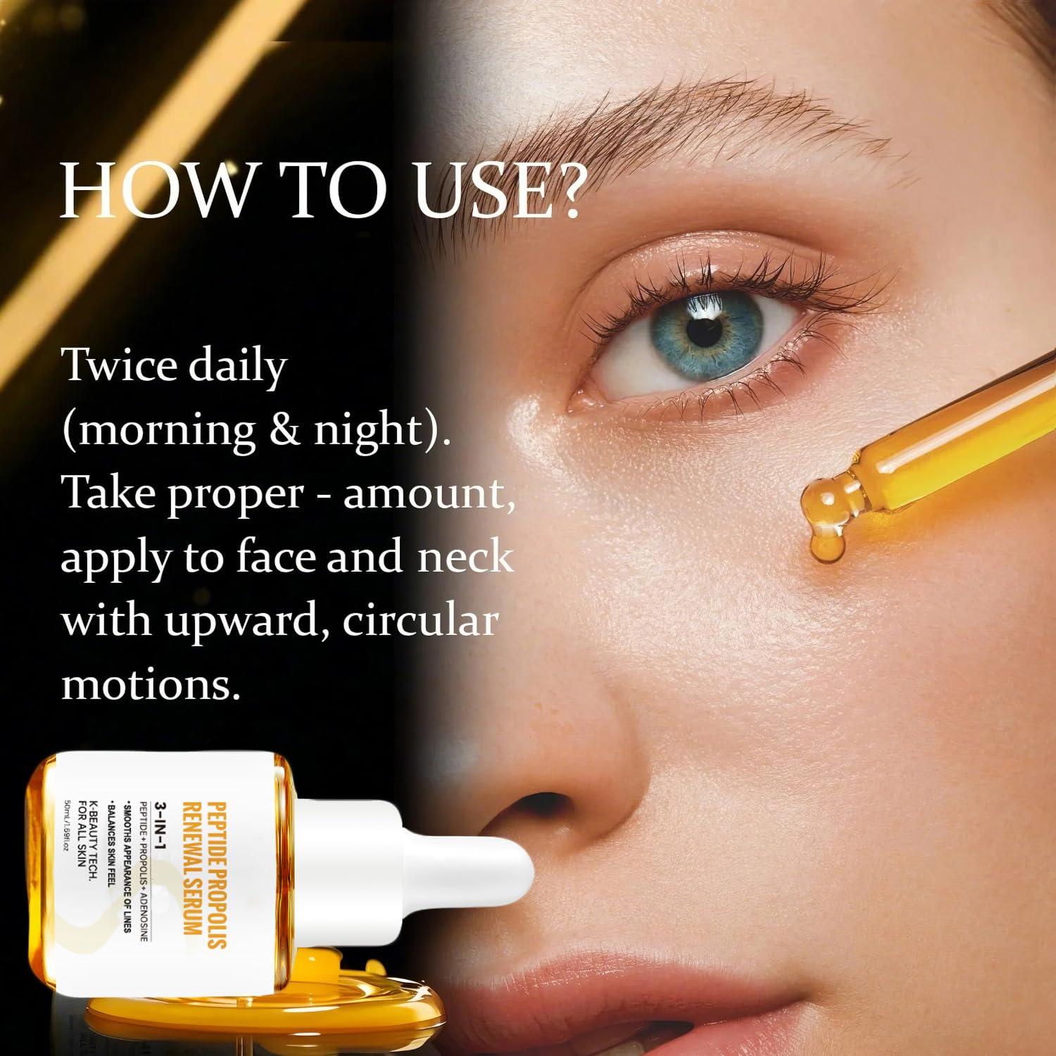 Suero Reafirmante 50ml x2 - Triple Péptido y Propóleo