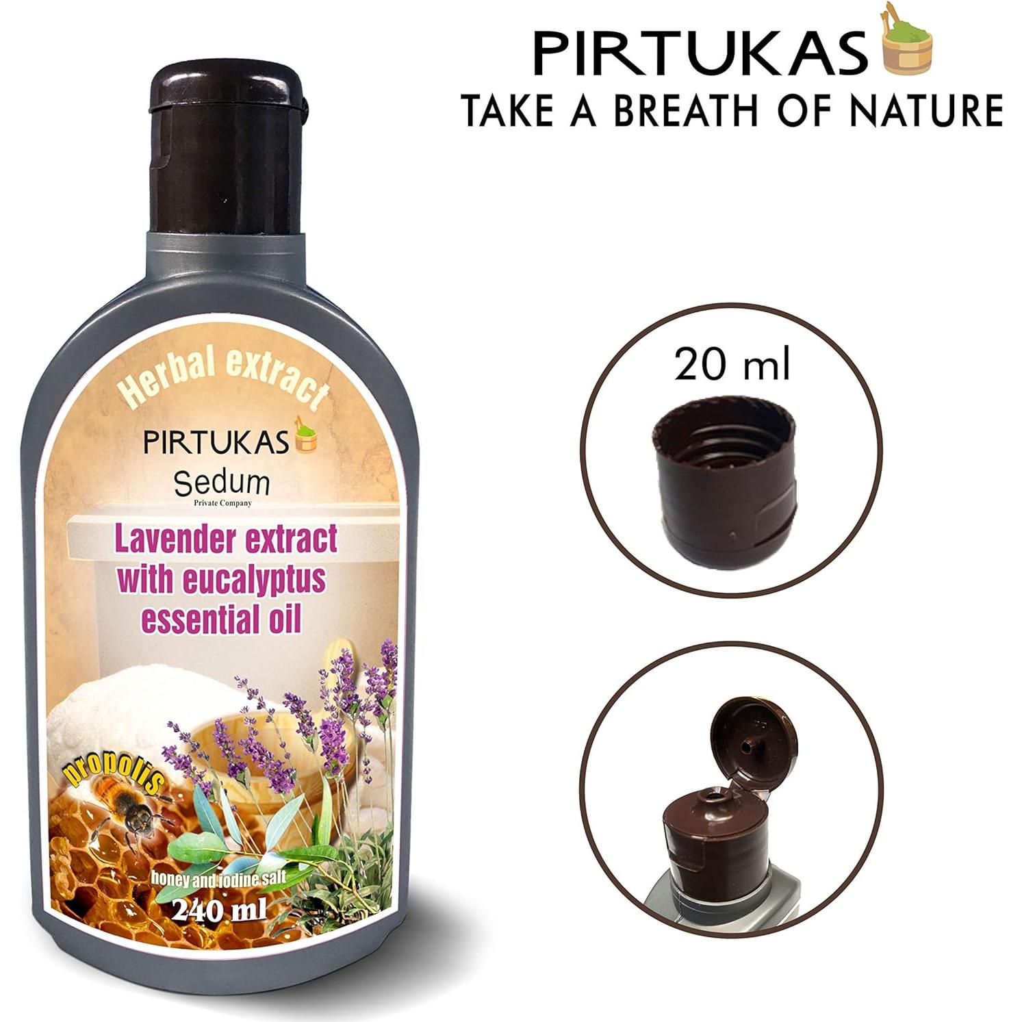 Extracto Herbal Sedum 240ml - Lavanda y Eucalipto para Sauna