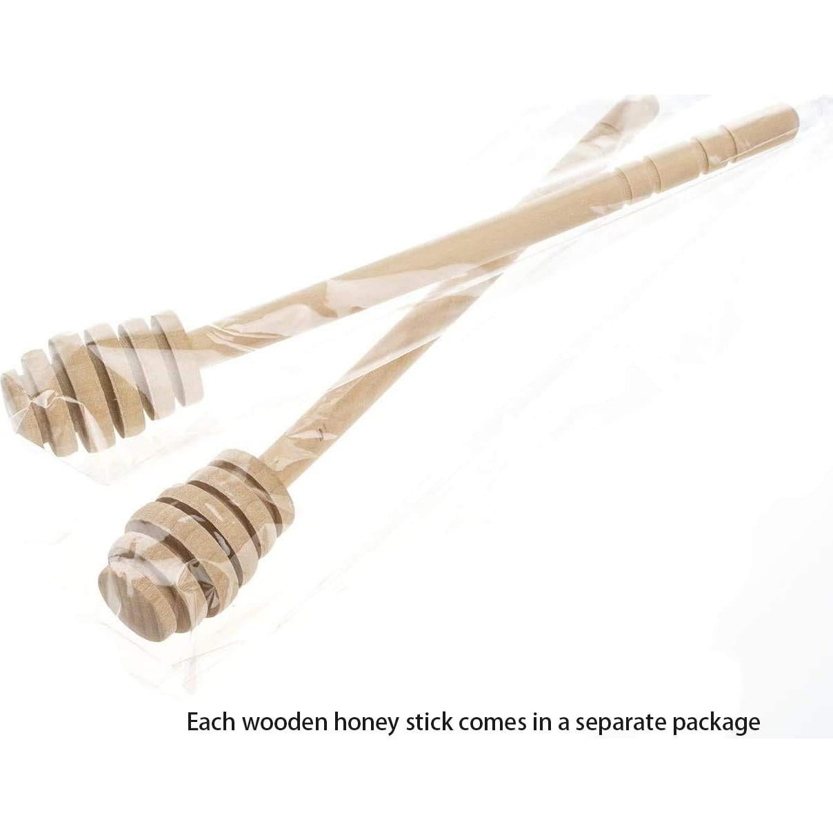 4 Palitos de Madera para Miel 16 cm ICEYLI - Dosificadores Naturales