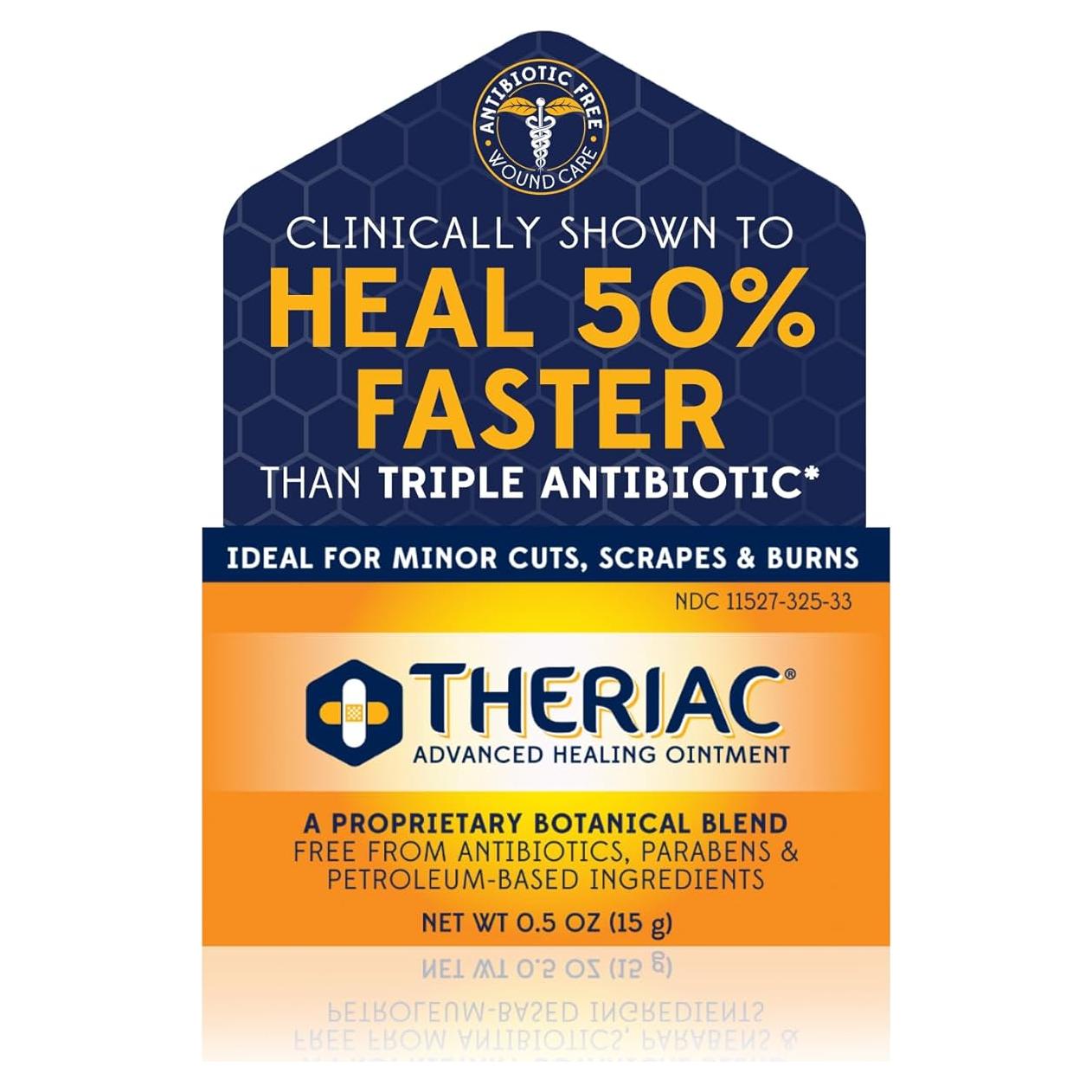 Ungüento Sanador Avanzado Theriac Miel de Manuka 14.17 g - Cura Rápida