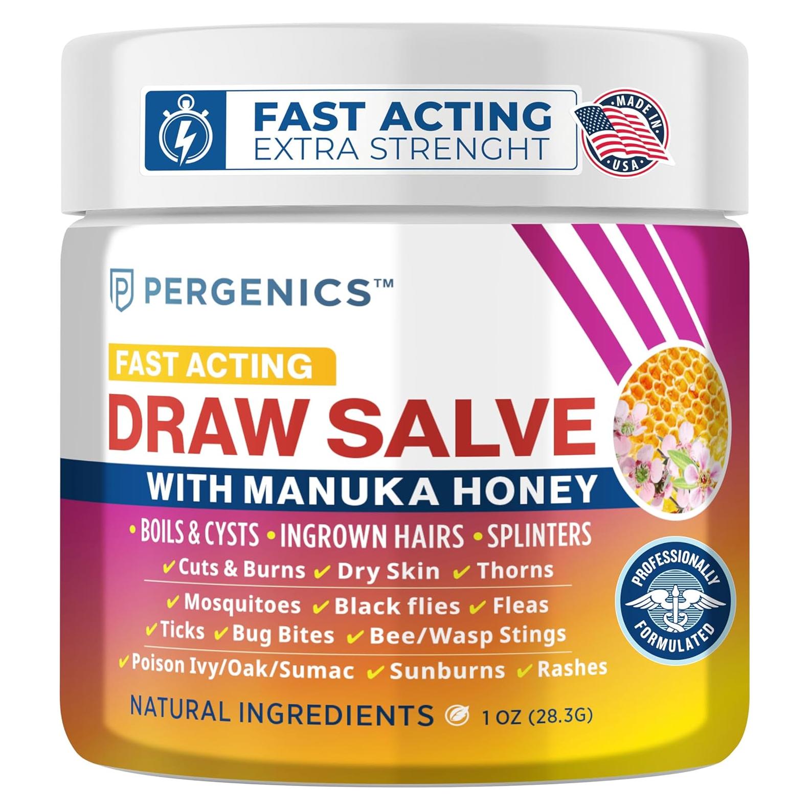 Ungüento Pergenics con Miel de Manuka 28.35 g - Multiusos para Piel