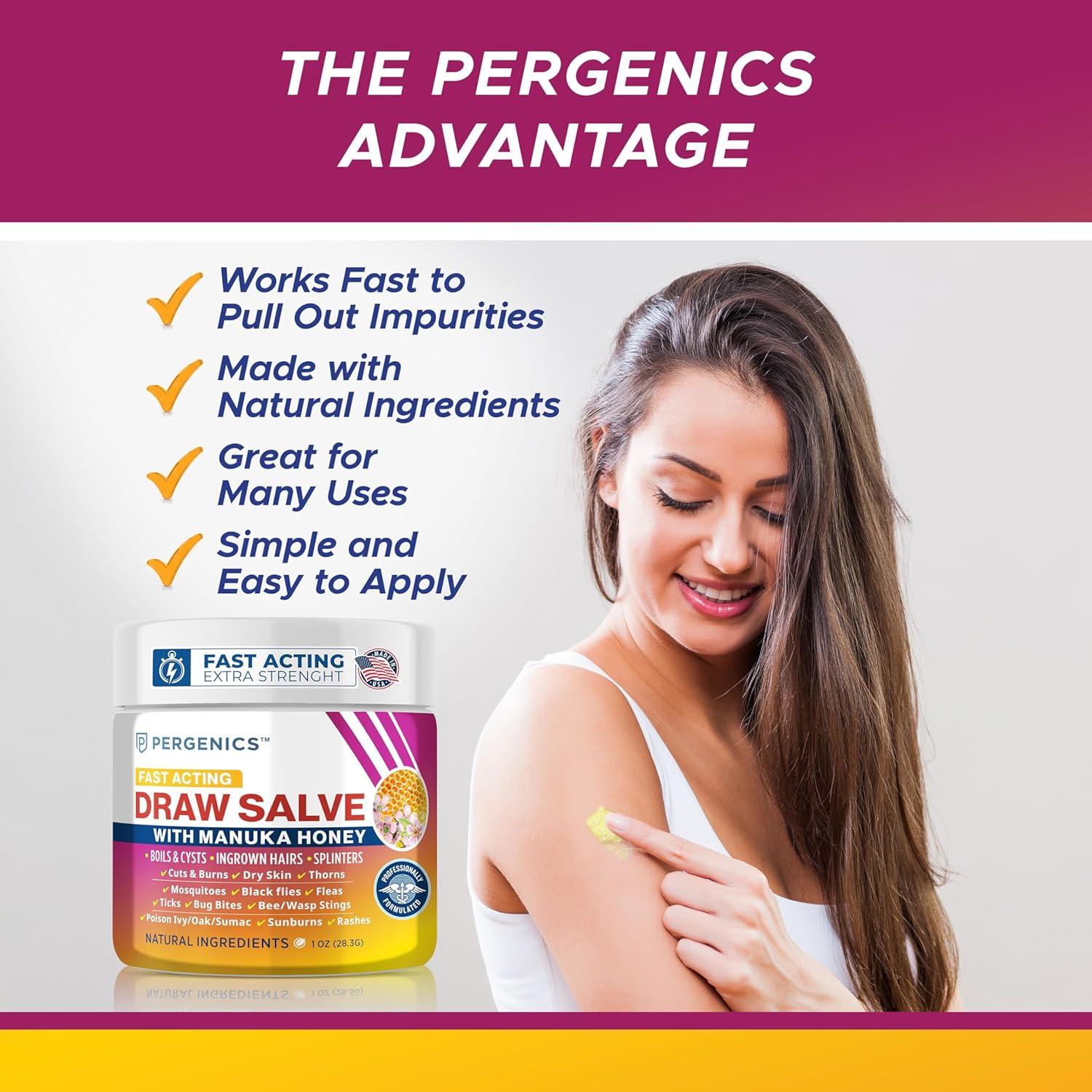 Ungüento Pergenics con Miel de Manuka 28.35 g - Multiusos para Piel