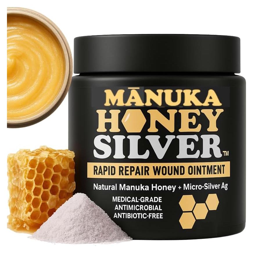 Ungüento Reparador de Heridas Miel de Manuka y Plata 56g