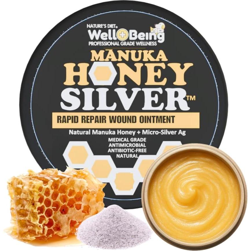 Ungüento Reparador de Heridas Miel de Manuka y Plata 56g
