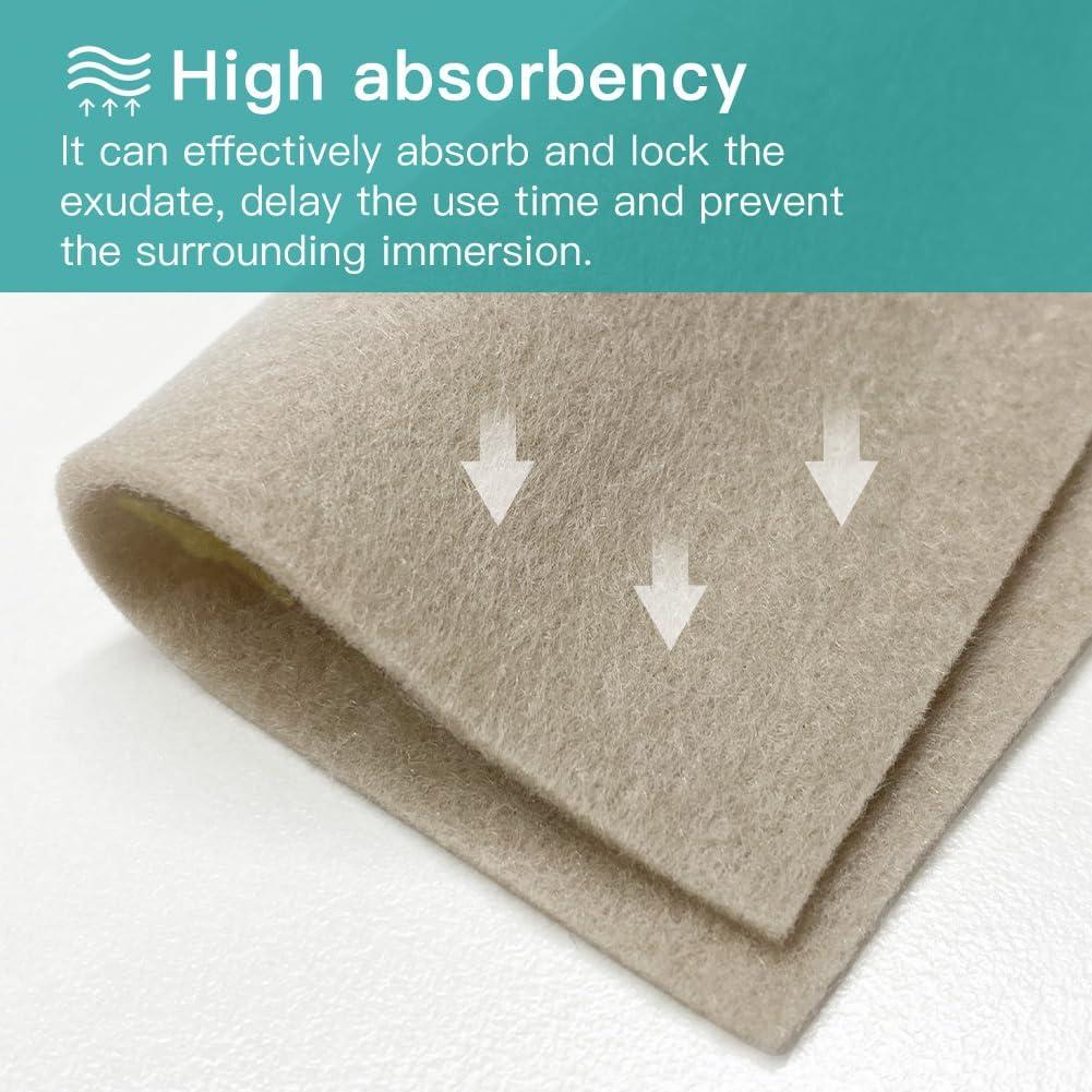 Vendas de Alginato de Calcio Plateado Dimora - 5 Paquetes 10.16 cm