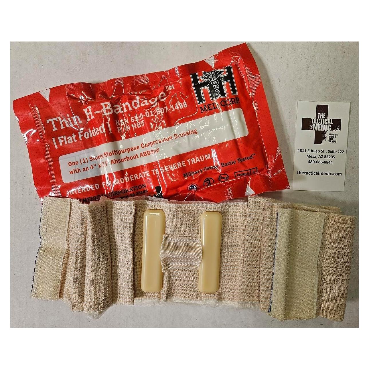 Venda de Compresión H Delgada H&H - Estéril 10.16x19.05 cm