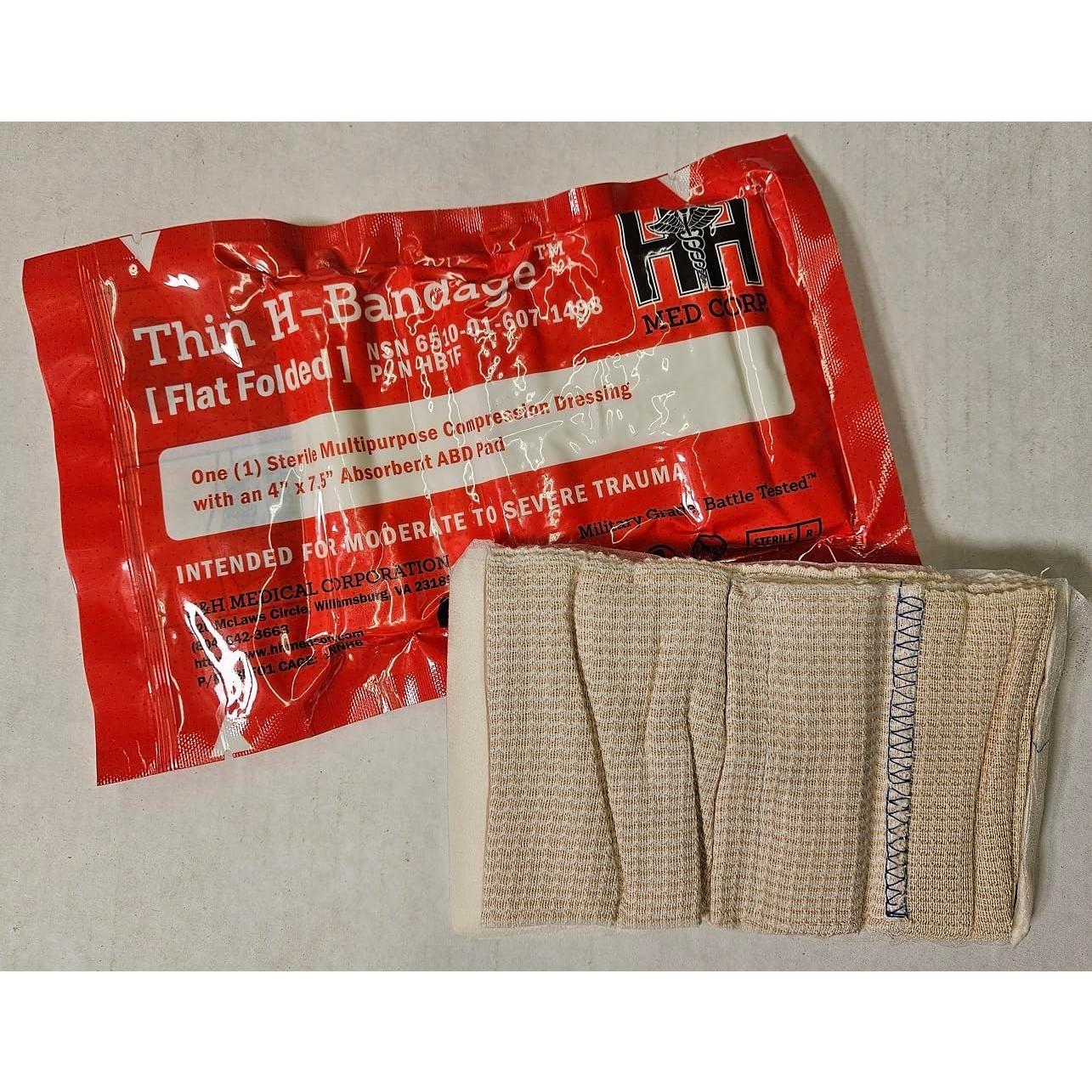 Venda de Compresión H Delgada H&H - Estéril 10.16x19.05 cm