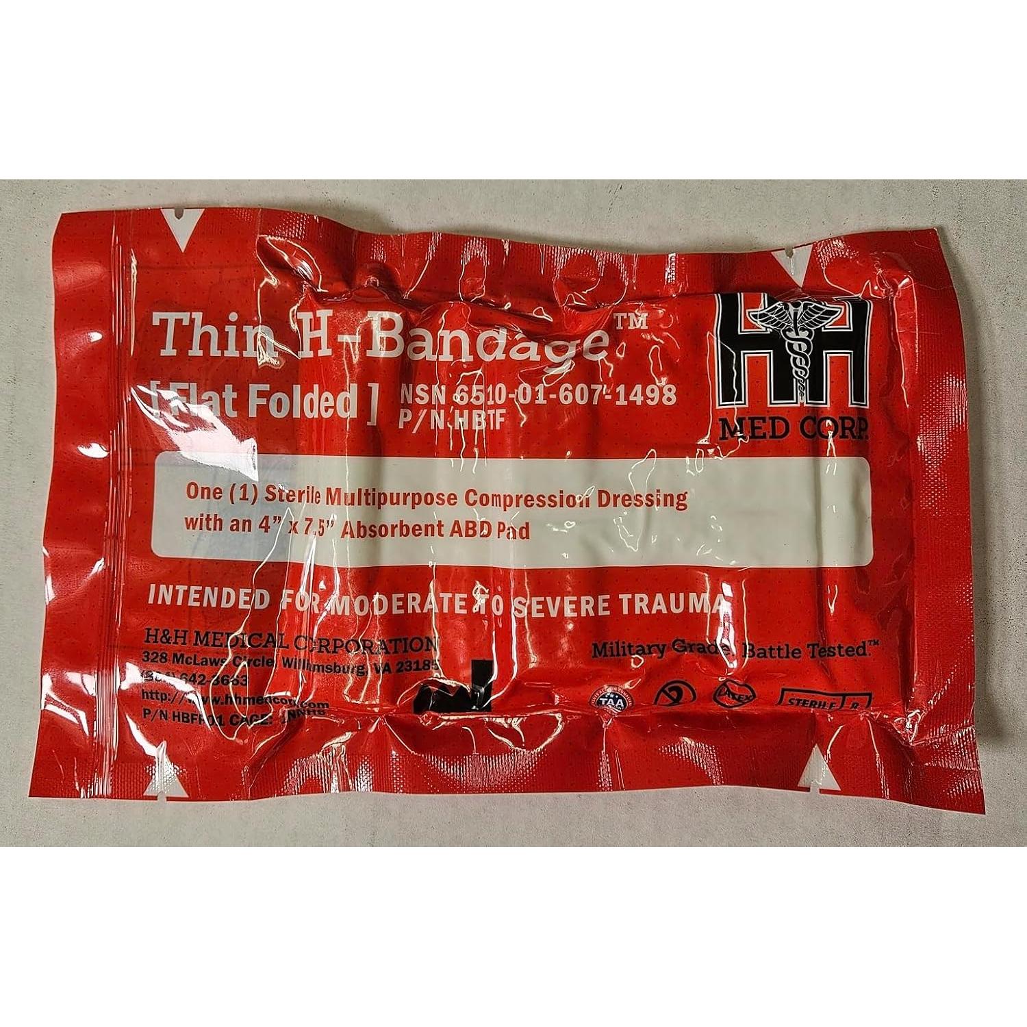 Venda de Compresión H Delgada H&H - Estéril 10.16x19.05 cm