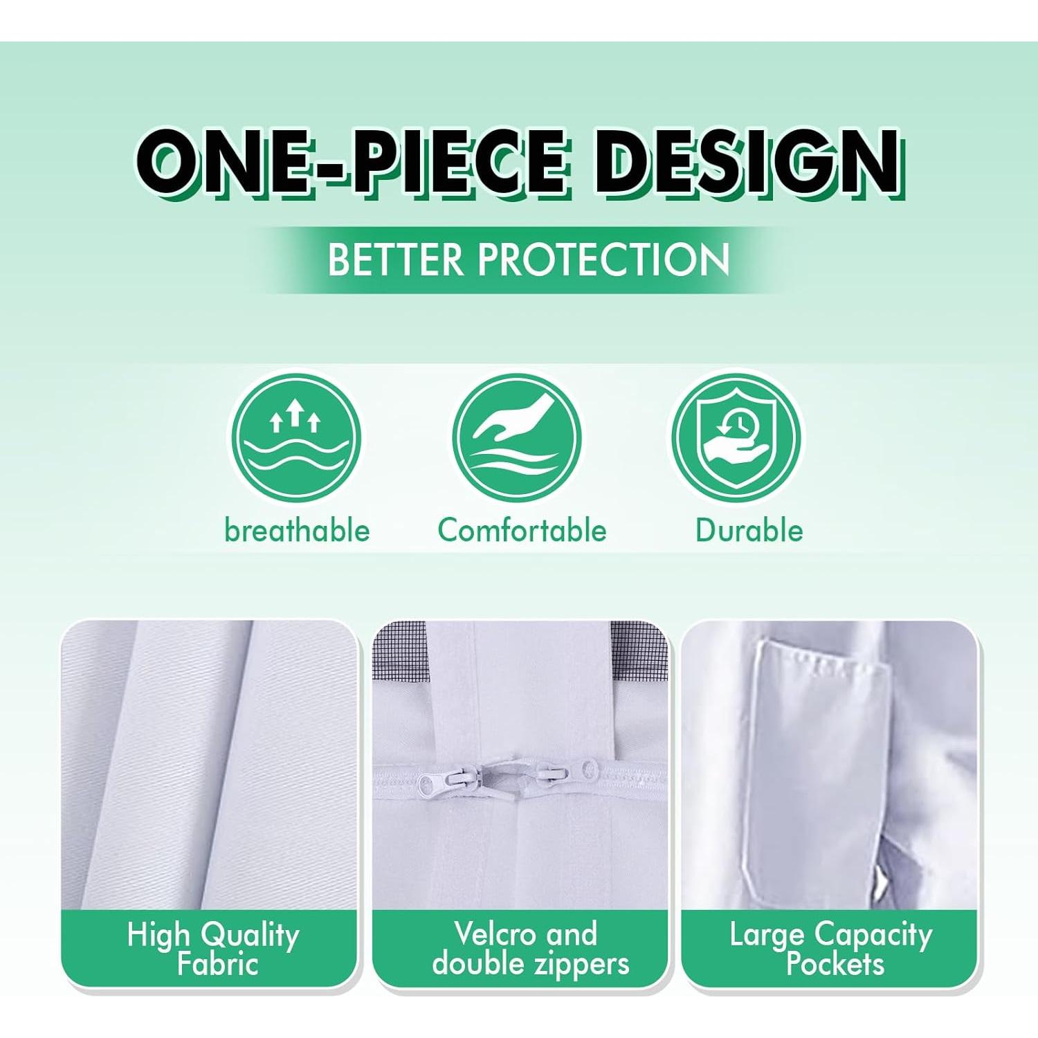 Kit de Apicultura Honey Lake 31 Piezas con Traje XL y Herramientas