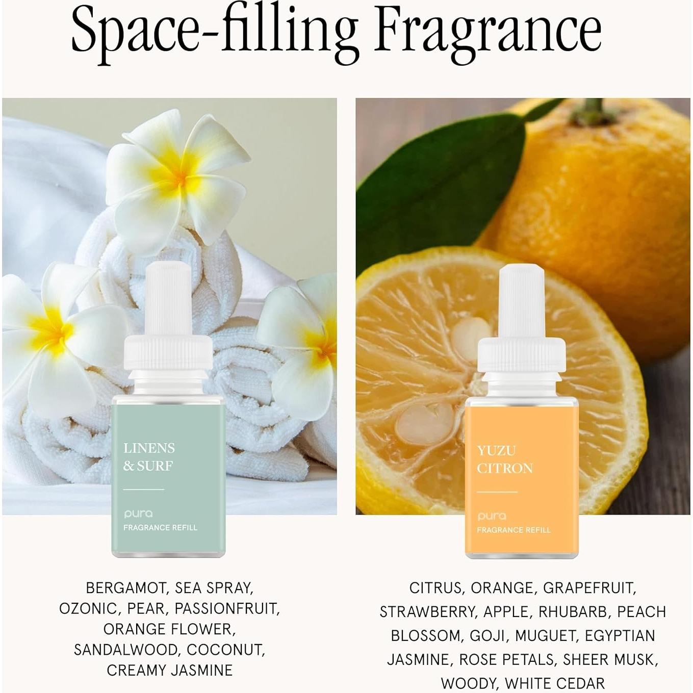 Difusor de Fragancia Pura 4 con Yuzu Citron y Ropa de Cama