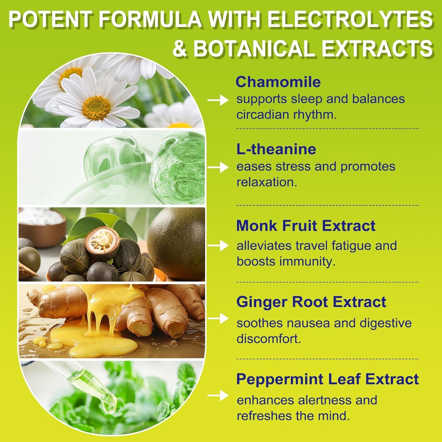 Polvo Alivio Jet Lag Liovsiso 100g - Electrolitos y Plantas