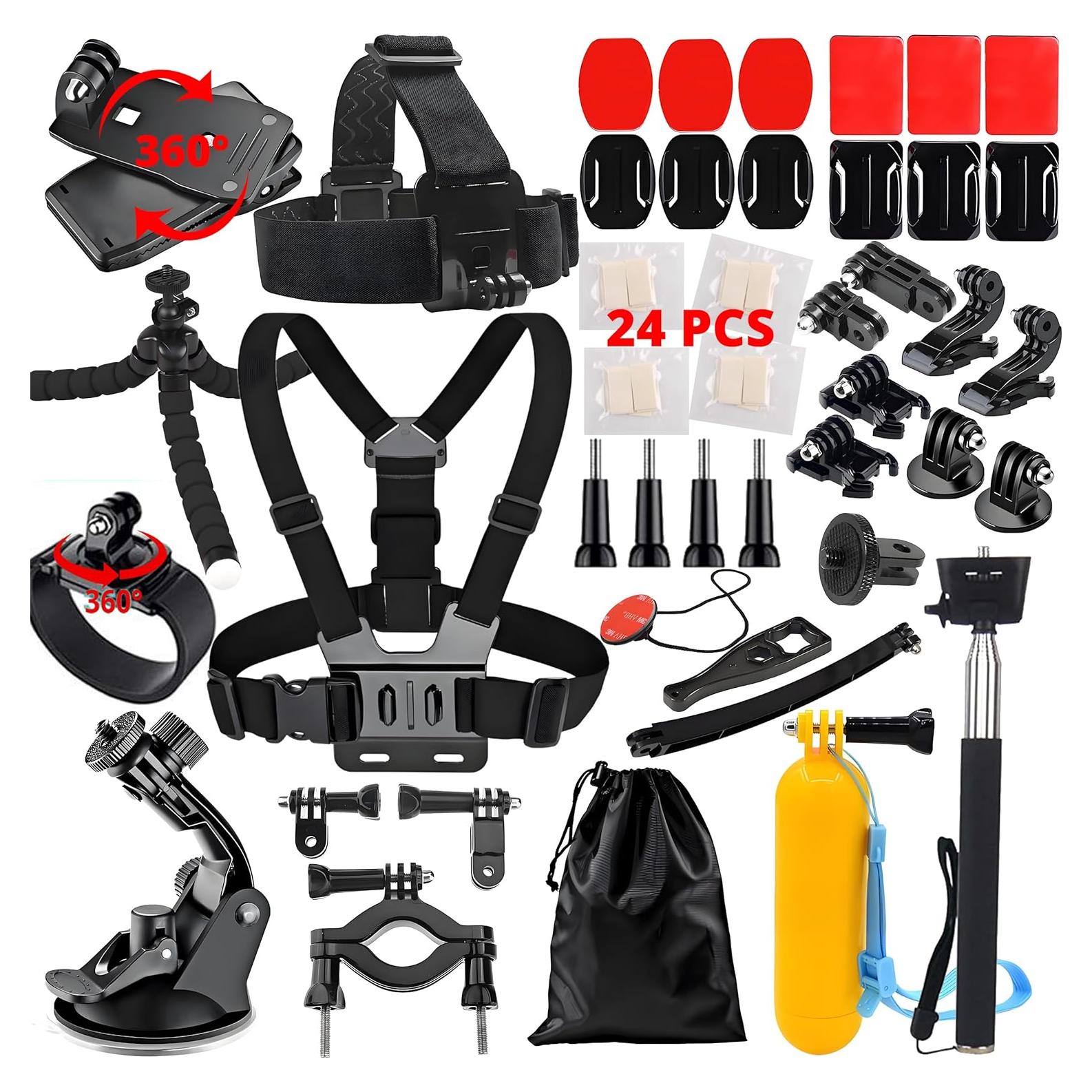 Kit de Accesorios Lifelimit 62 en 1 para Cámaras de Acción