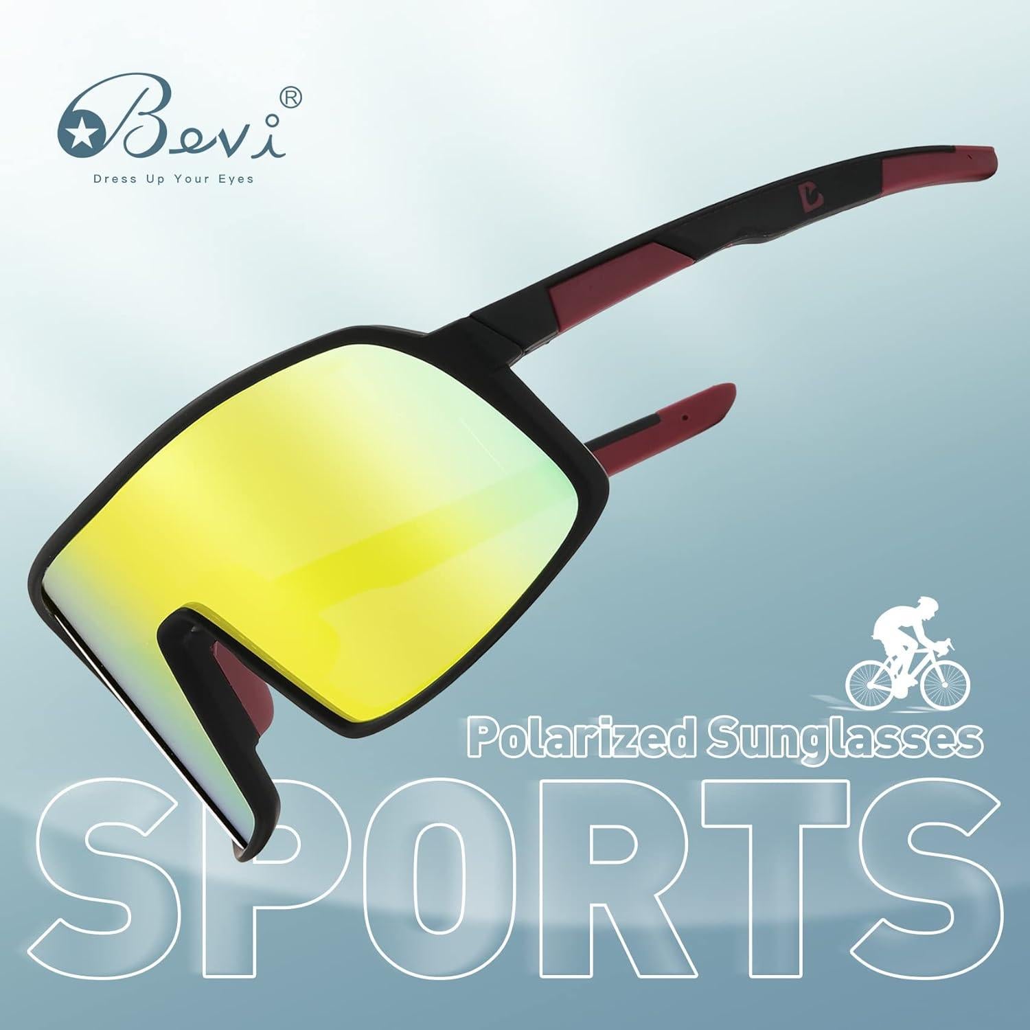 Gafas de sol Bevi deportivas polarizadas TR90 unisex