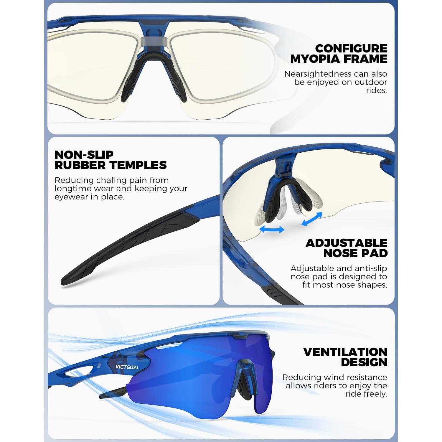 Gafas de Ciclismo VICTGOAL Va309 Fotocromáticas UV400