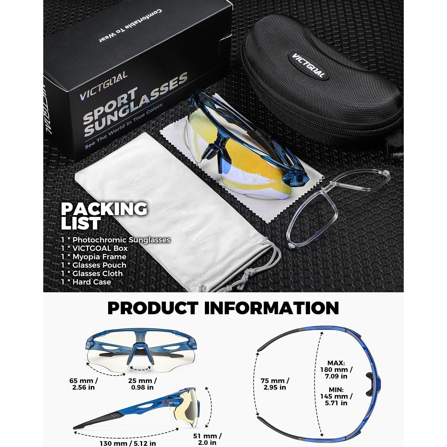 Gafas de Ciclismo VICTGOAL Va309 Fotocromáticas UV400