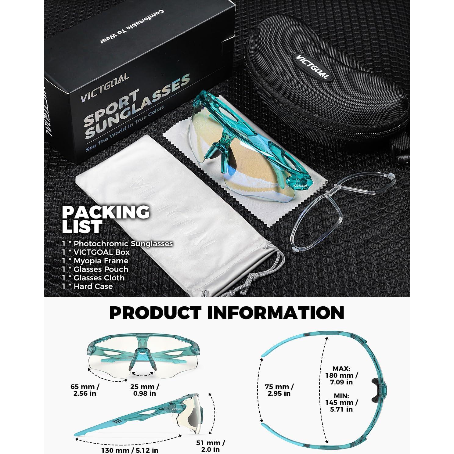 Gafas de Ciclismo VICTGOAL Va309 Fotocromáticas UV400