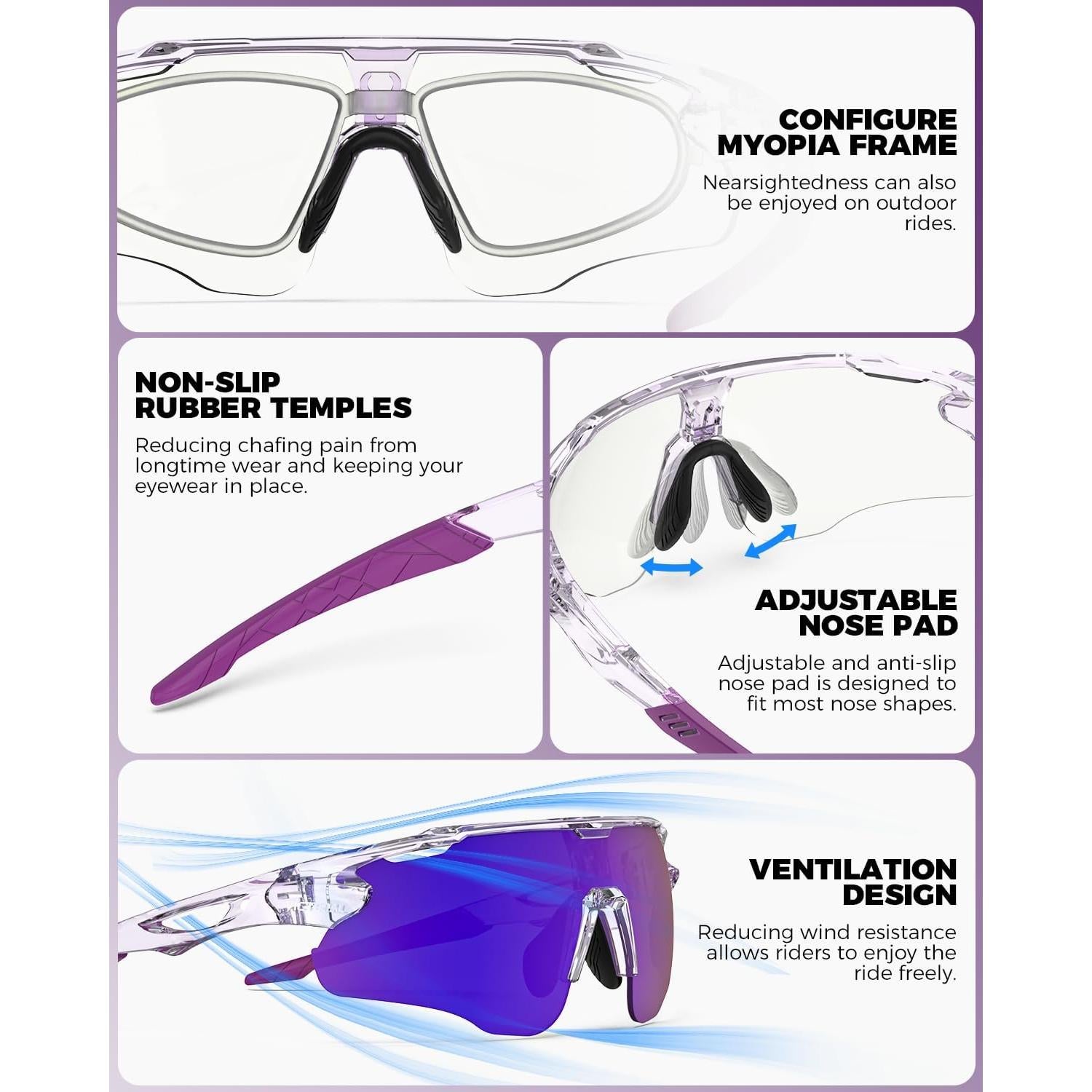 Gafas de Ciclismo VICTGOAL Va309 Fotocromáticas UV400