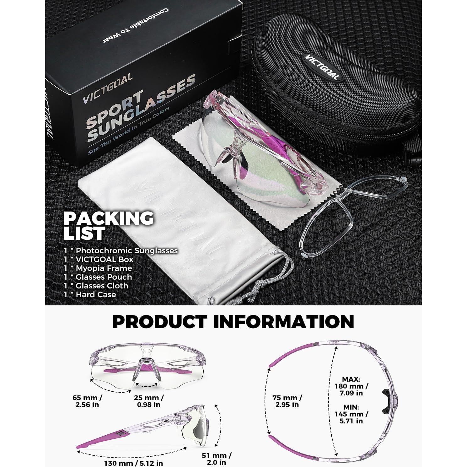 Gafas de Ciclismo VICTGOAL Va309 Fotocromáticas UV400