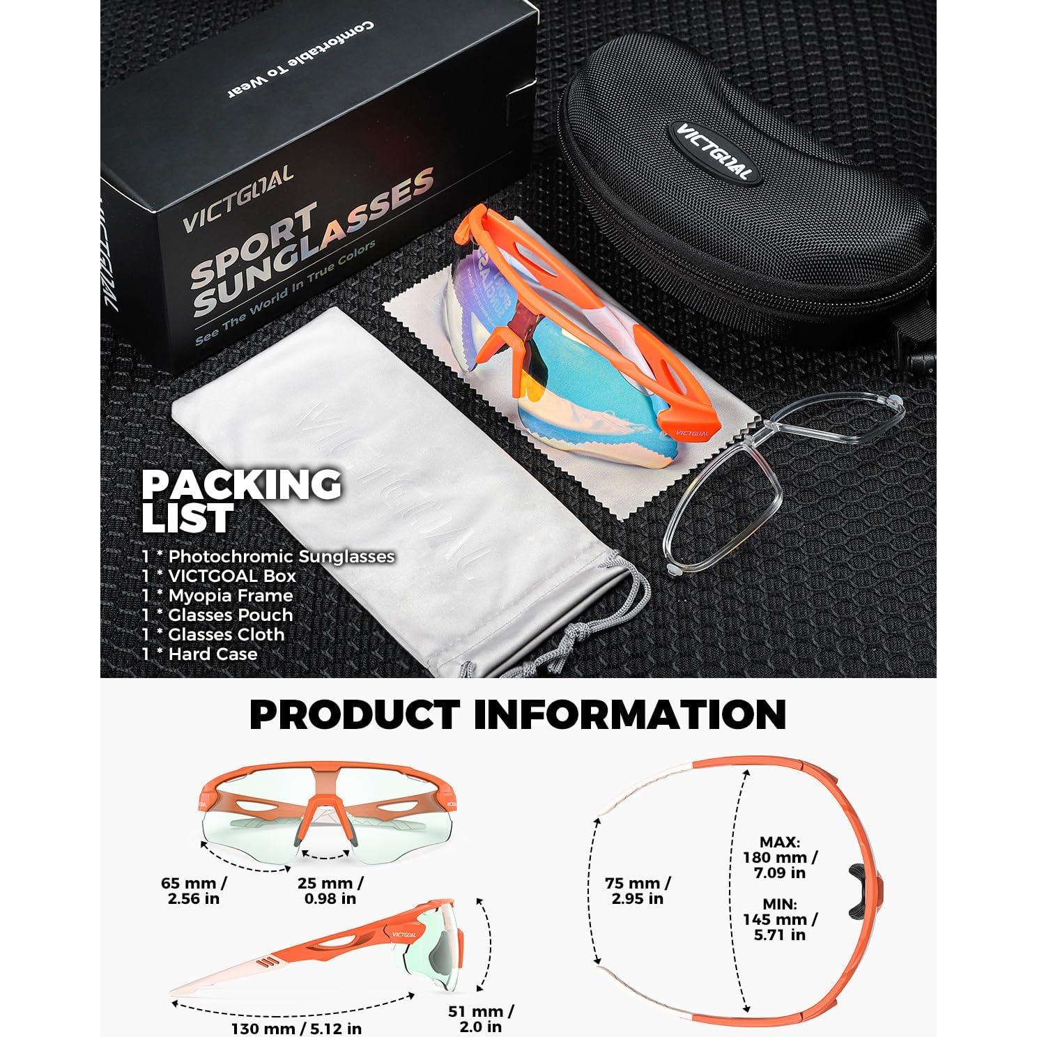 Gafas de Ciclismo VICTGOAL Va309 Fotocromáticas UV400