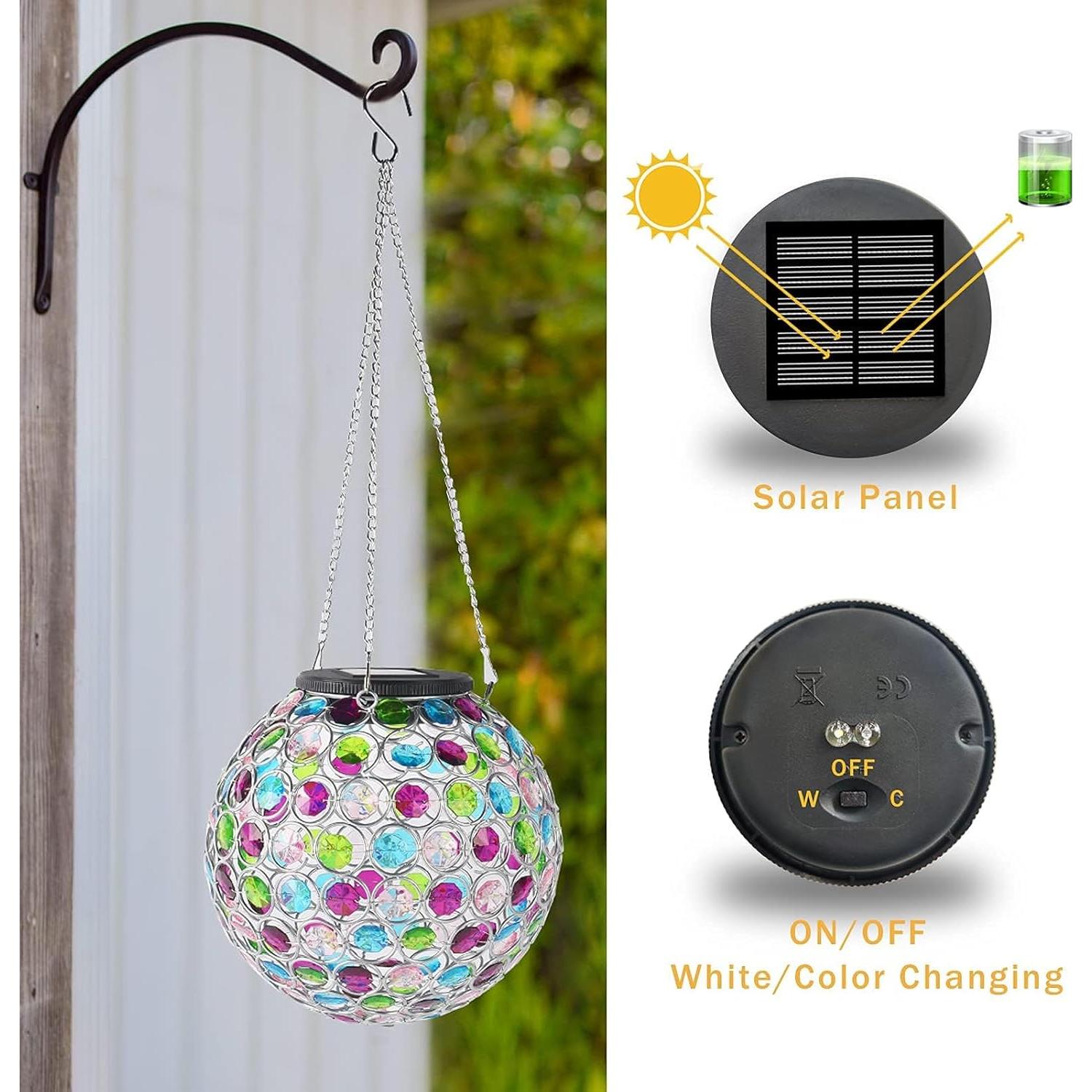 Linterna Solar Decorativa LEWIS&WAYNE Multicolor 19 cm