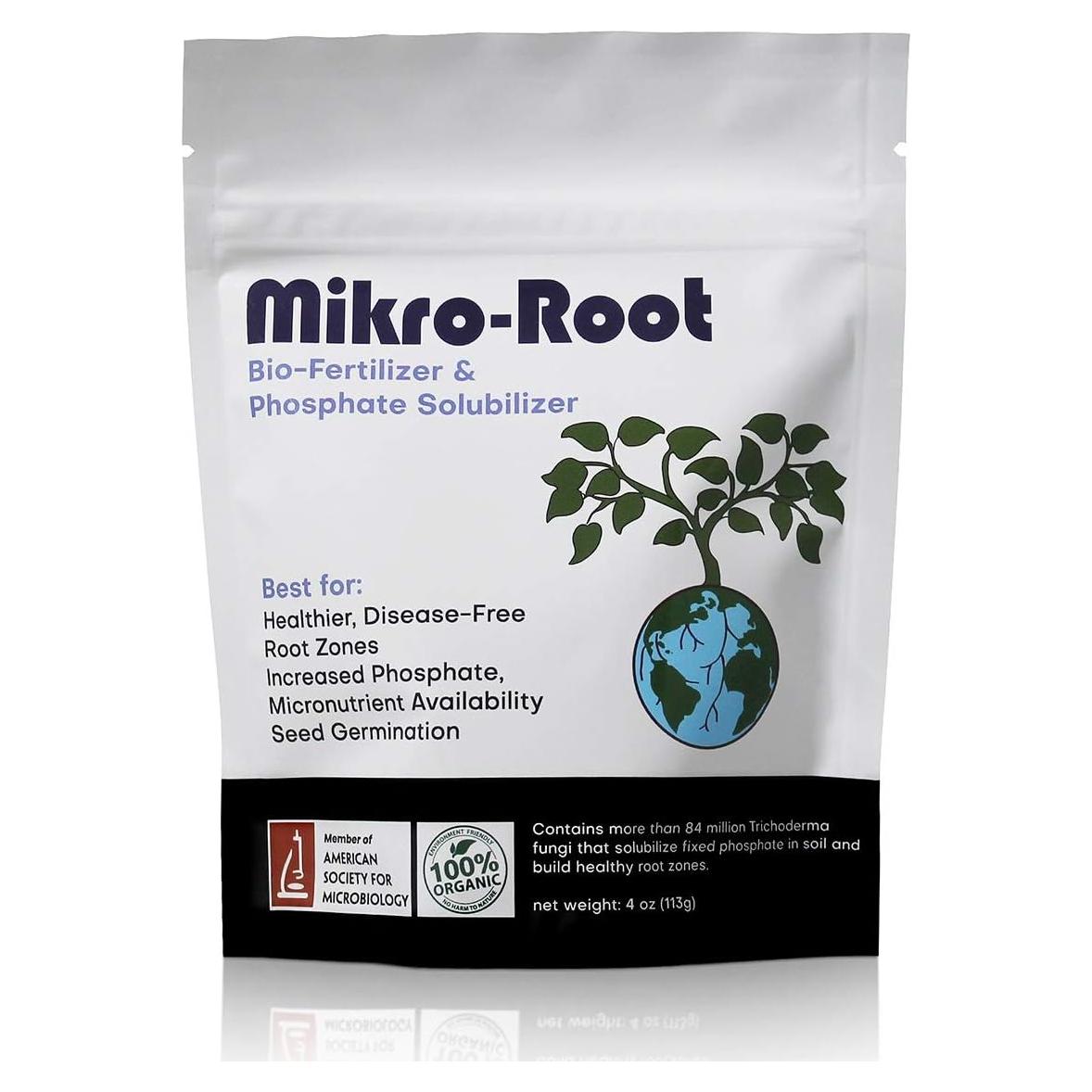 Mikro-Root Biofertilizante Orgánico 113.4 g - Trichoderma