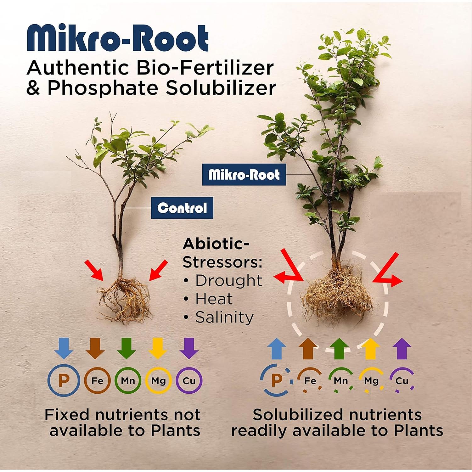 Mikro-Root Biofertilizante Orgánico 113.4 g - Trichoderma