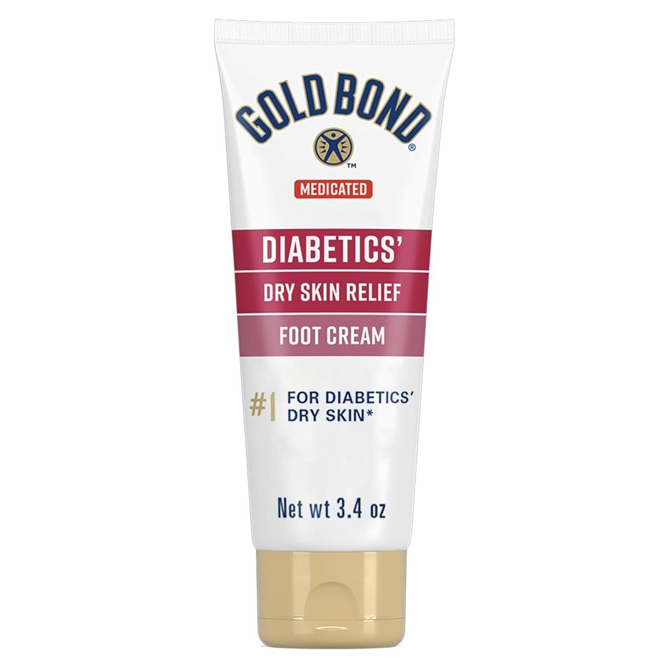 Crema para Pies Gold Bond 96.39 g Alivio Piel Seca Diabéticos